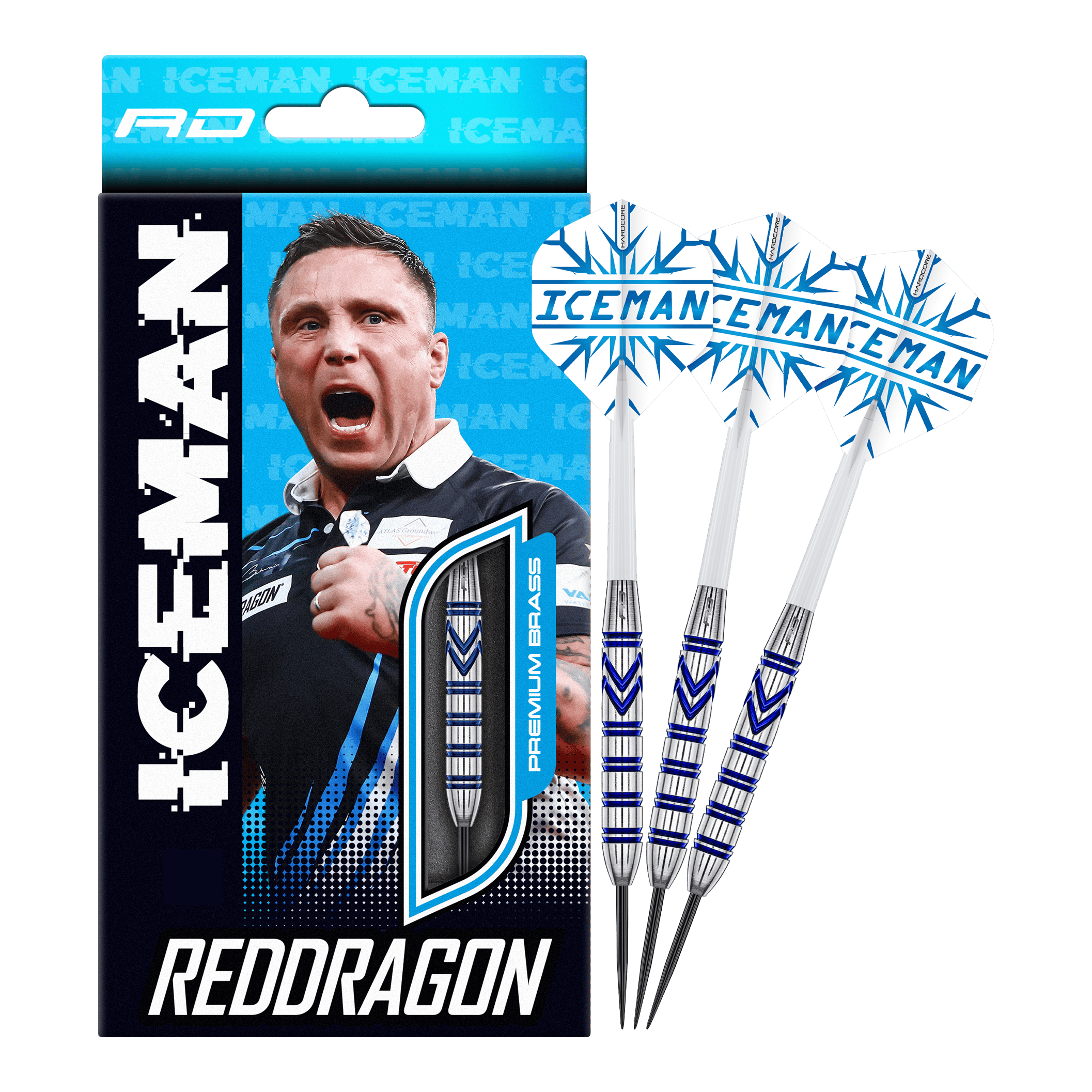 Red Dragon Gerwyn Price Brass Steeldarts - 21 g