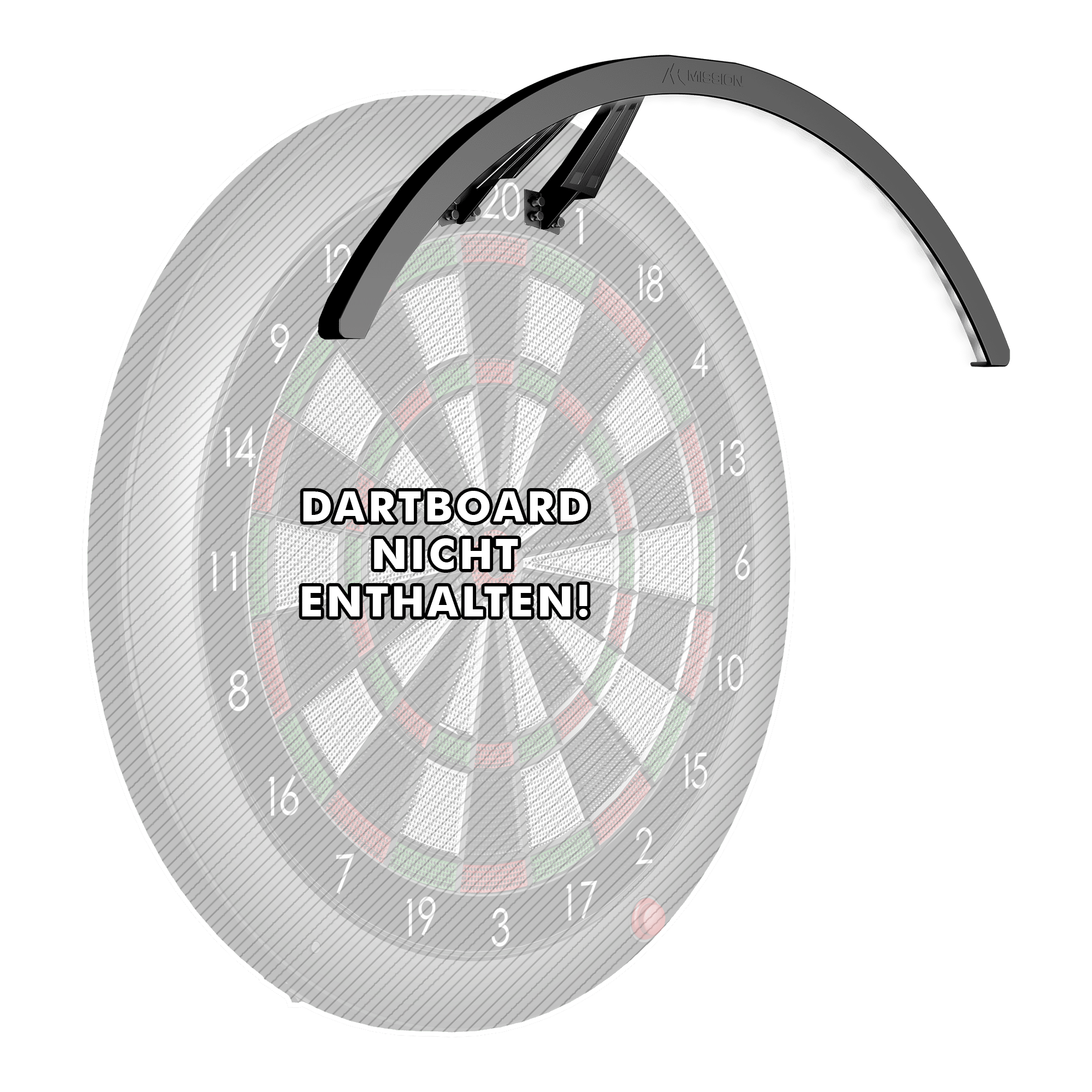 Mission Torus ST Beleuchtungssystem für elektronische Dartboards