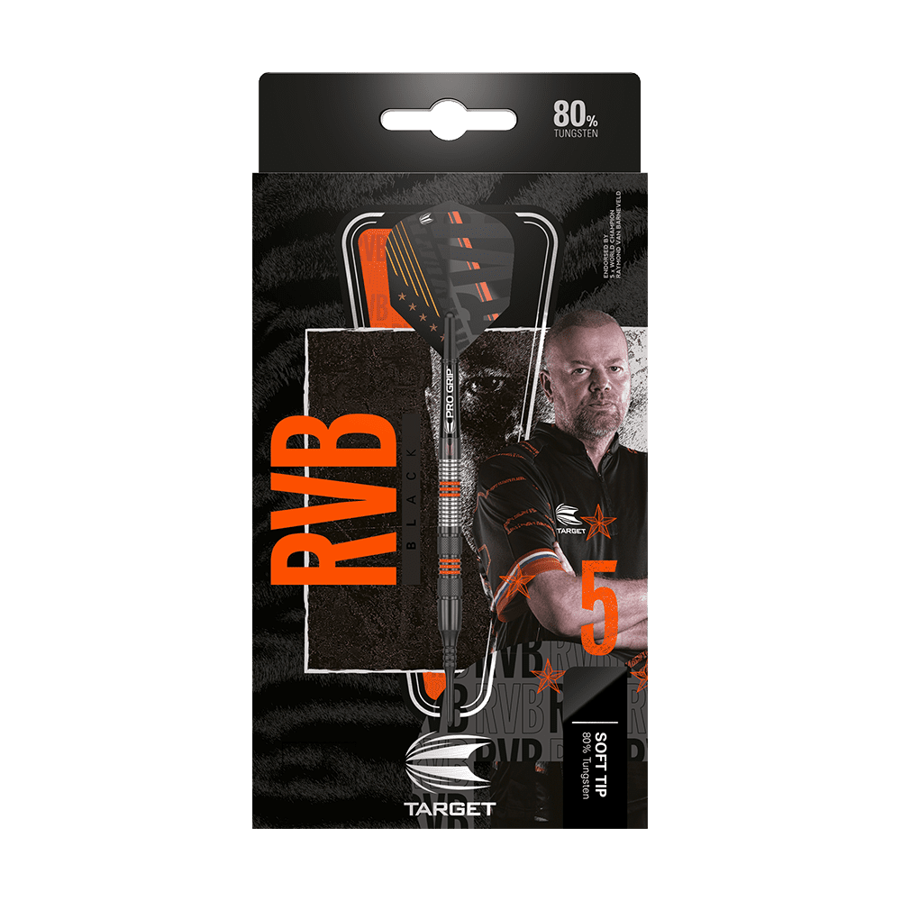 Target Raymond Van Barneveld Black Softdarts - 18g