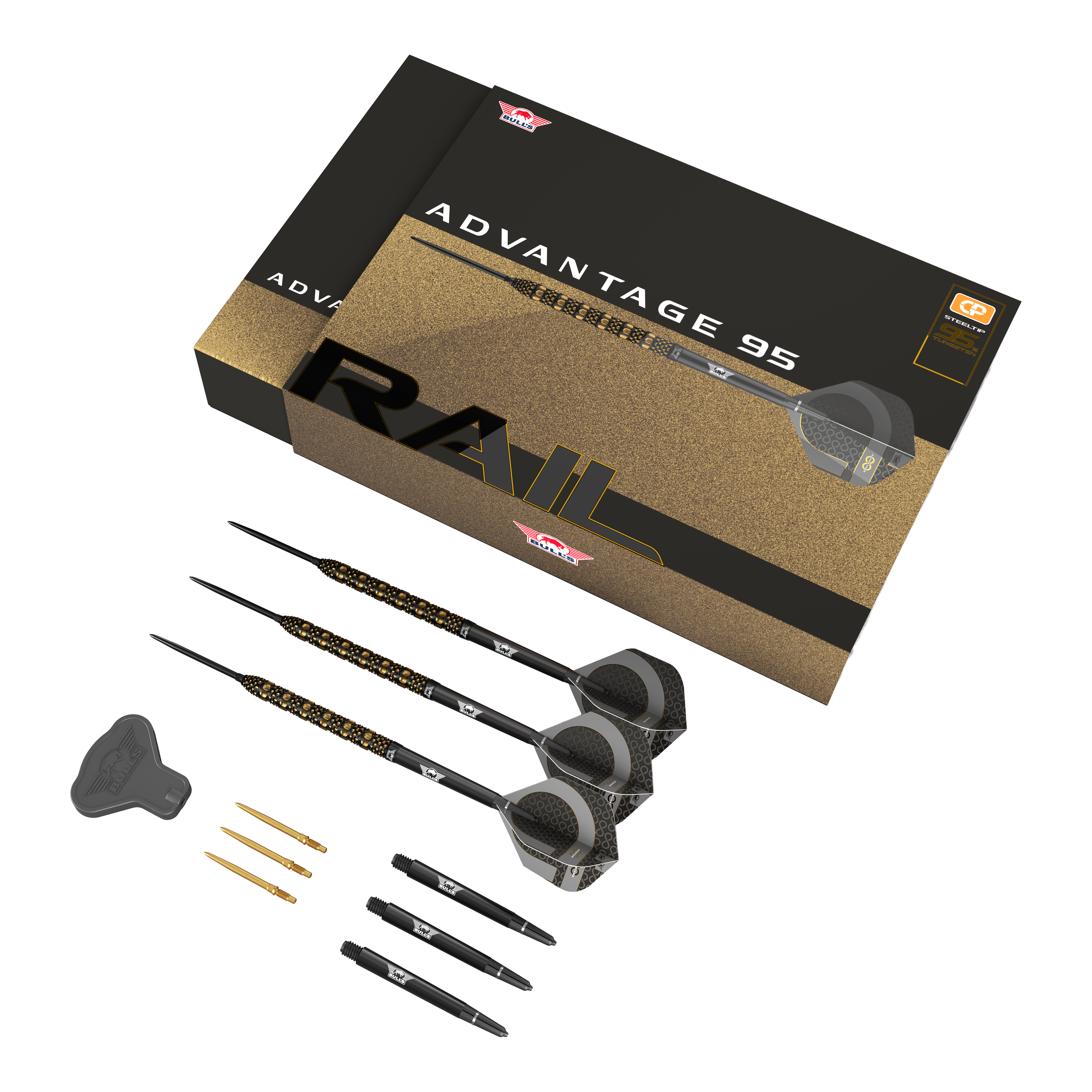 Bulls NL Advantage 95 Rail Convertible Point Steeldarts