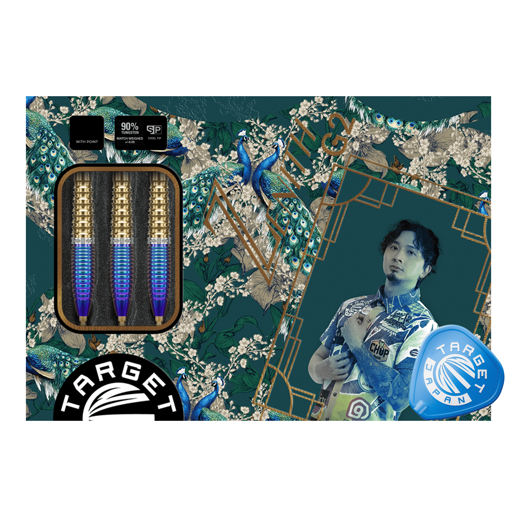 Target Japan Prime Series Zenith GEN2 Swiss Point Steeldarts - 23g Gezeigt wird das Produkt Target Japan Prime Series Zenith GEN2 Swiss Point Steeldarts - 23g. Es handelt sich um hochwertige Steeldarts für das Dartspiel.