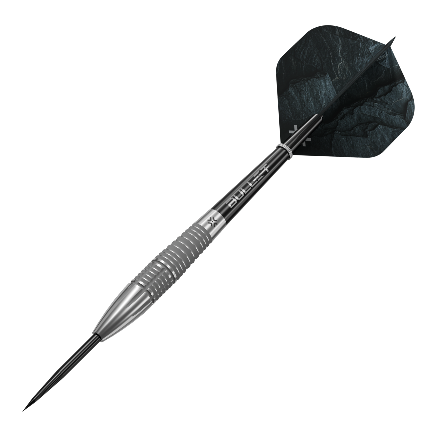 Bullet Monolith Steeldarts Dieses Bild zeigt die Bullet Monolith Steel Darts. Die Darts sind für das Steeldart-Spiel entwickelt.