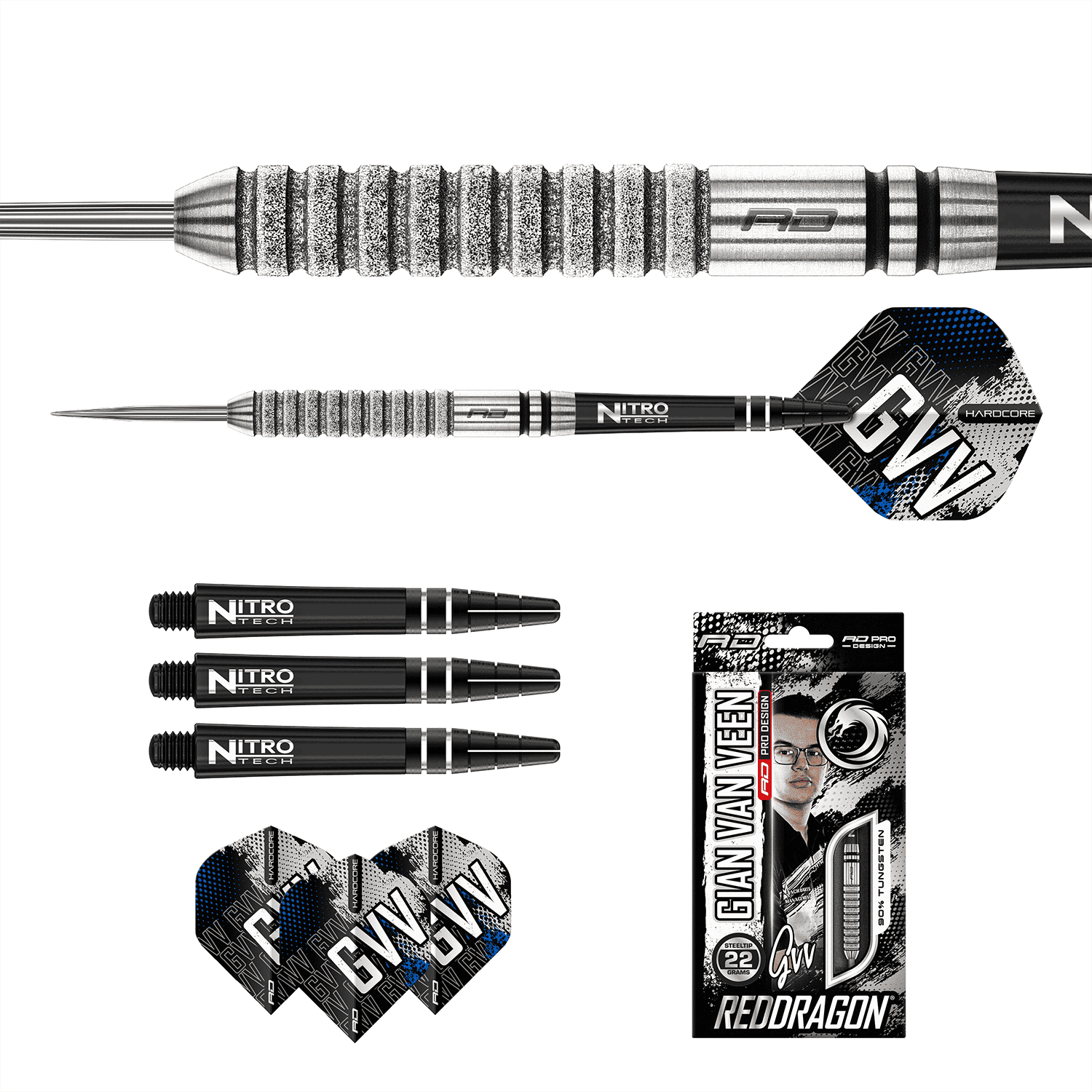 Red Dragon Gian van Veen Tour Edition Steeldarts