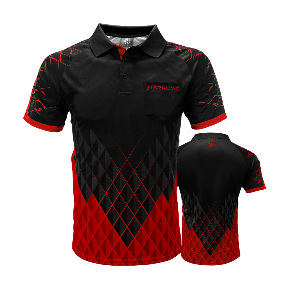 Harrows Paragon Dartshirt - Rot