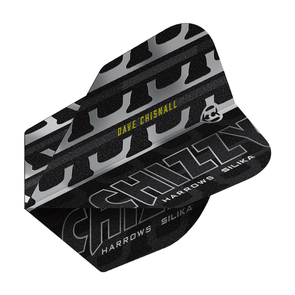 Das Foto zeigt Harrows Dave Chisnall Chizzy Series 4 No6 Flights. Dieses Produkt ist ein Dartzubehör.