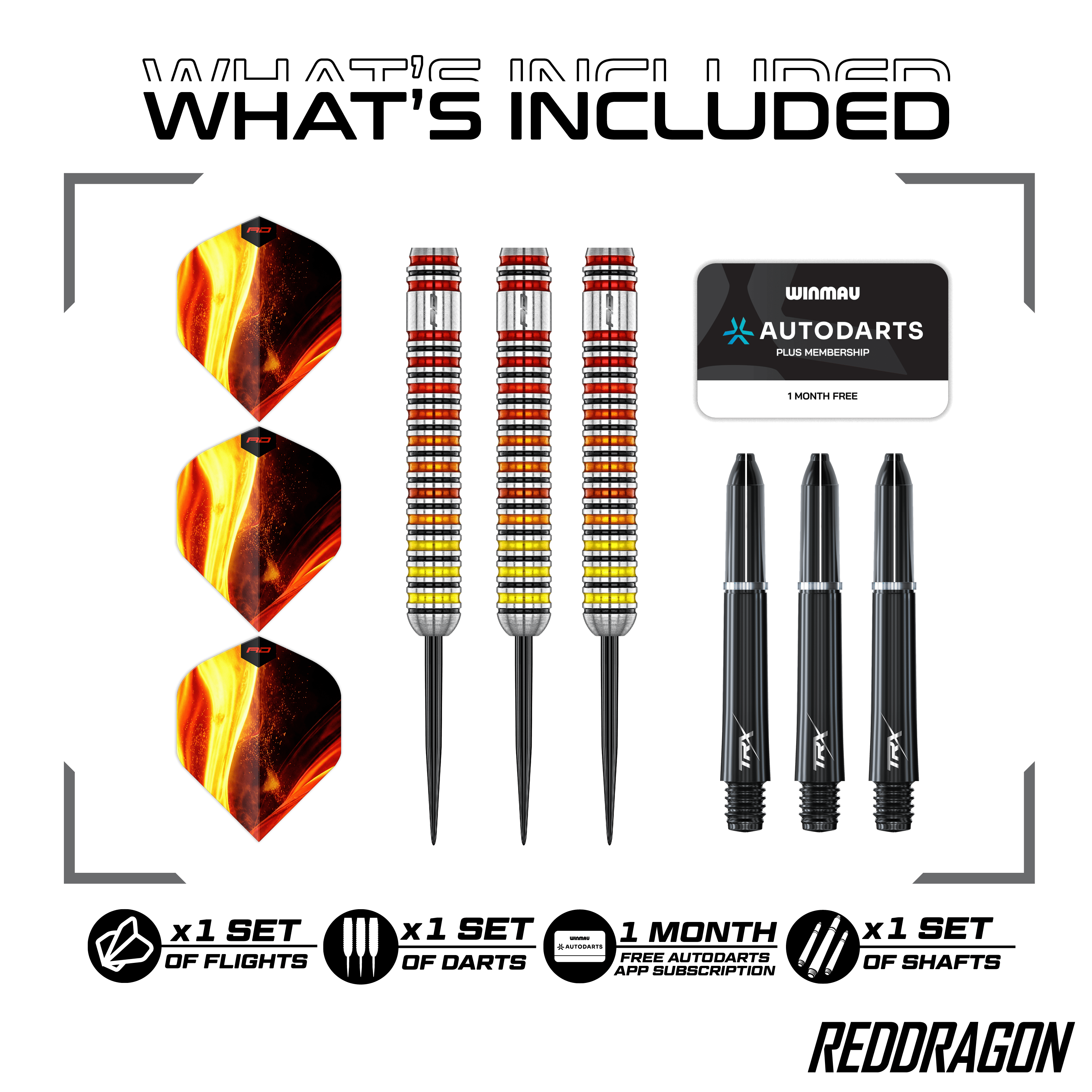 Red Dragon Furnace Steeldarts Dies ist ein Red Dragon Furnace Steeldart. Der Dartpfeil wird für Präzision und Stabilität beim Spielen verwendet.