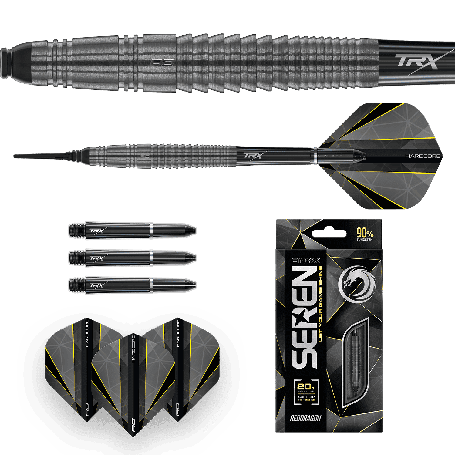 Red Dragon Seren 4 Onyx Softdarts