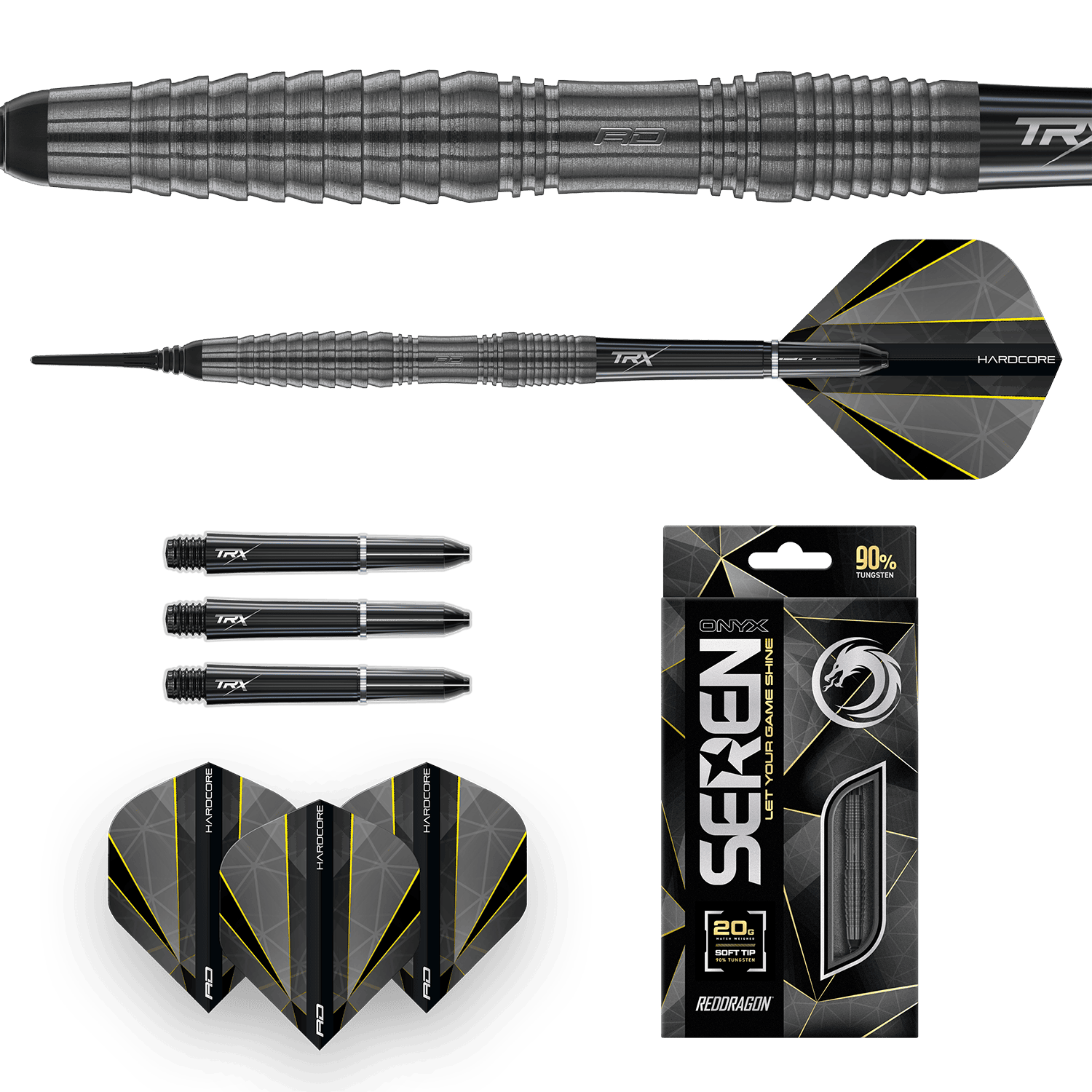 Red Dragon Seren 3 Onyx Softdarts