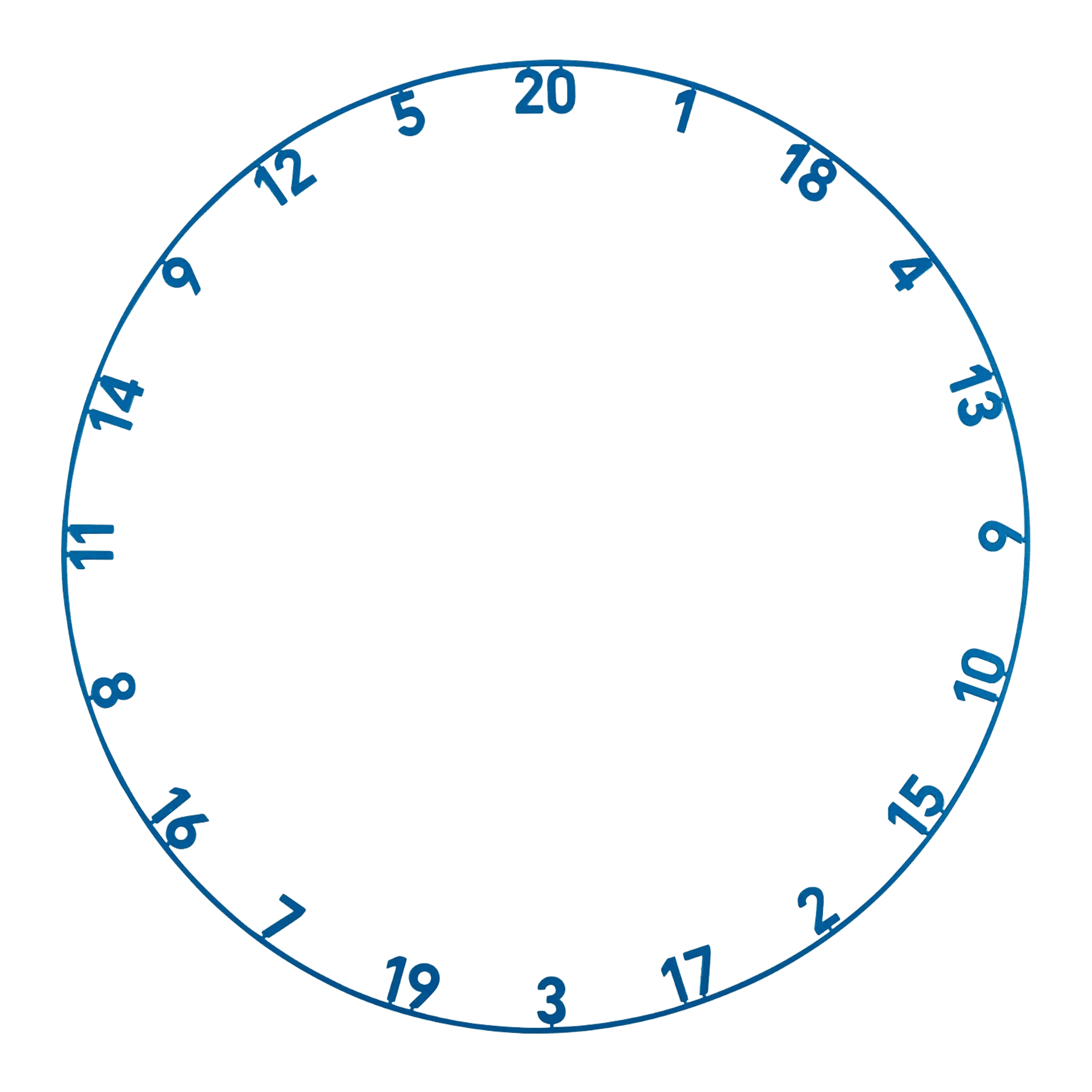 Precise 180 Endorphine Steeldartboard mit Nummernring - Arctic Blue Das Precise 180 Endorphine Steeldartboard mit Nummernring in Arctic Blue ist abgebildet. Das Bild zeigt das Dartboard aus einer anderen Perspektive.