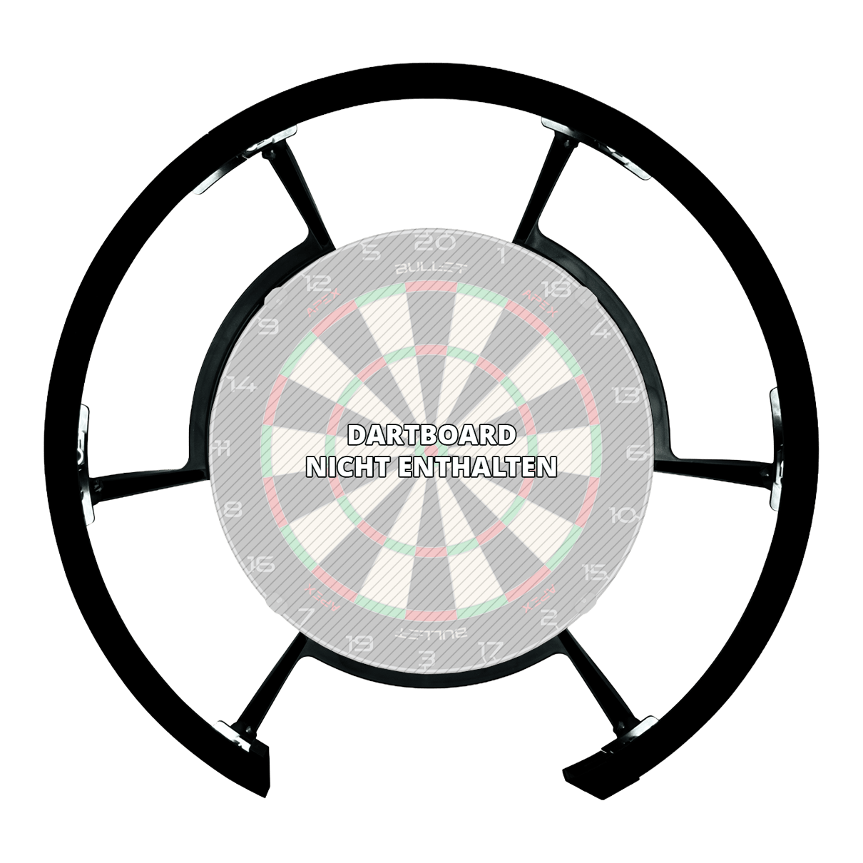 Bullet Radion 300 Beleuchtungs-System Auf dem Bild ist das Bullet Radion 300 Beleuchtungs-System zu erkennen. Es sorgt für optimale Lichtverhältnisse beim Dartspiel.