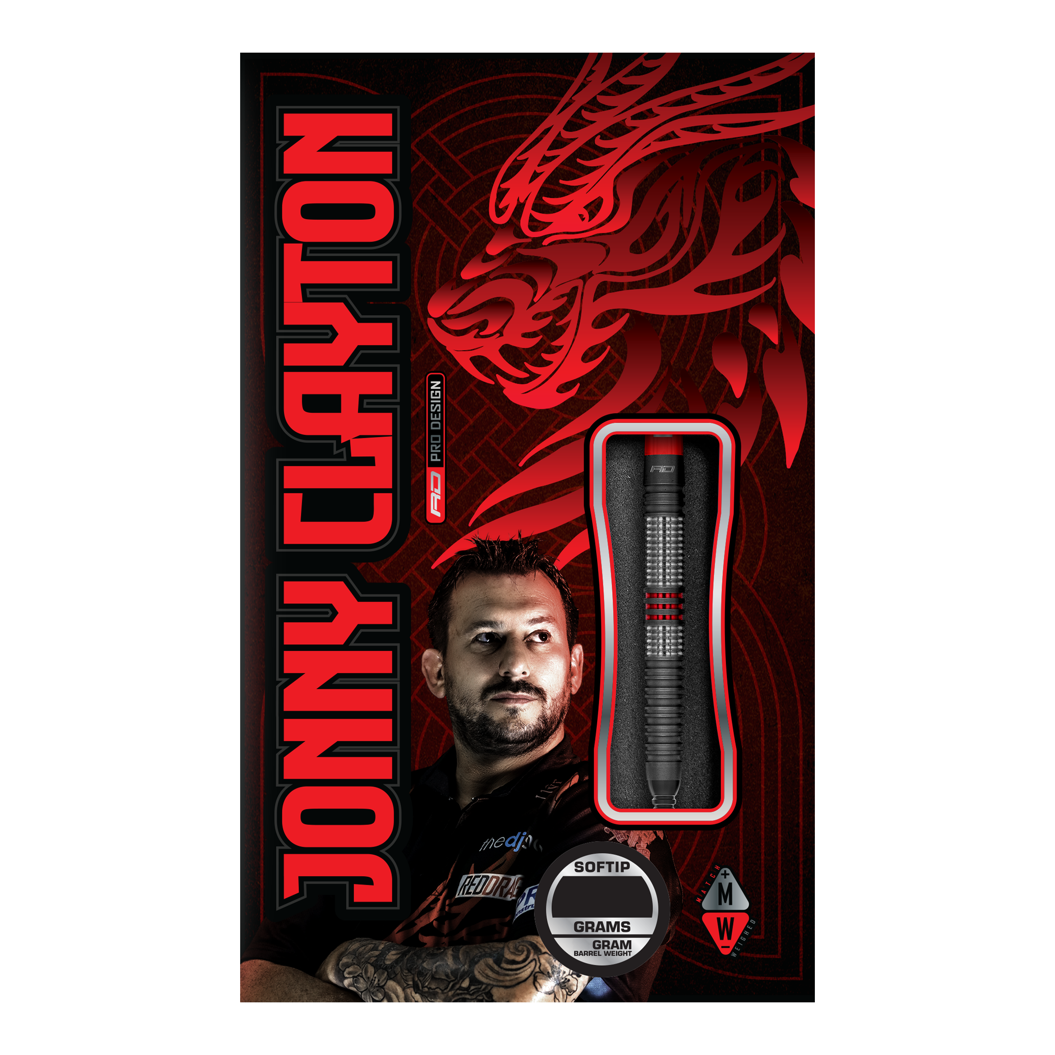 Red Dragon Jonny Clayton Hiraeth Softdarts - 20g