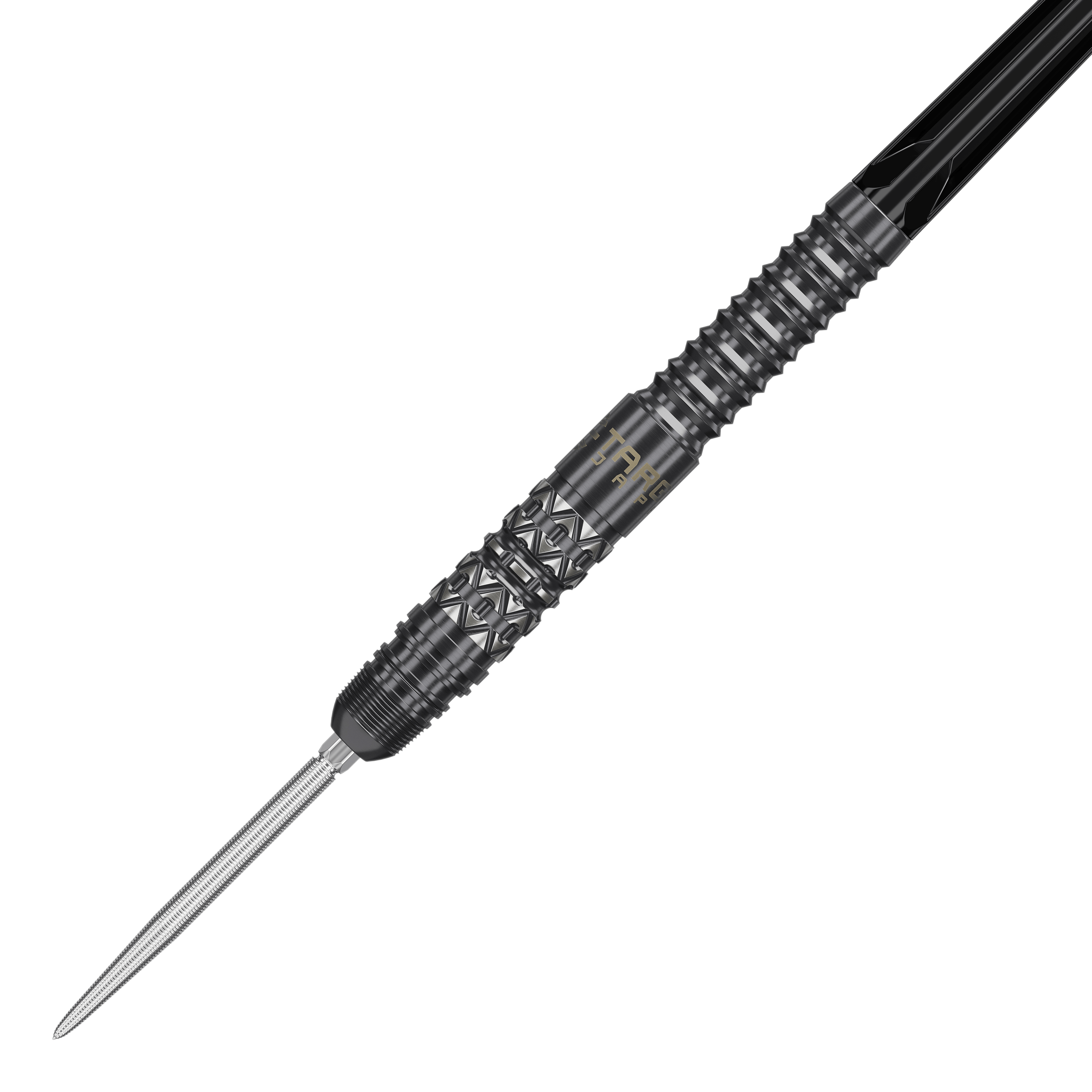 Target Japan Black Marque Creed Swiss Point Steeldarts - 23g Target Japan Black Marque Creed Swiss Point Steeldarts - 23g sind dargestellt. Sie zeichnen sich durch ihre schwarze Optik und das praktische Wechselspitzen-System aus.