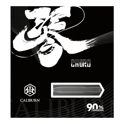 Caliburn Chord C2 Steeldarts - 23,5g Zu sehen ist der Caliburn Chord C2 Steeldart mit 23,5g Gewicht. Das Bild zeigt den Pfeil aus einer anderen Perspektive für eine bessere Ansicht.