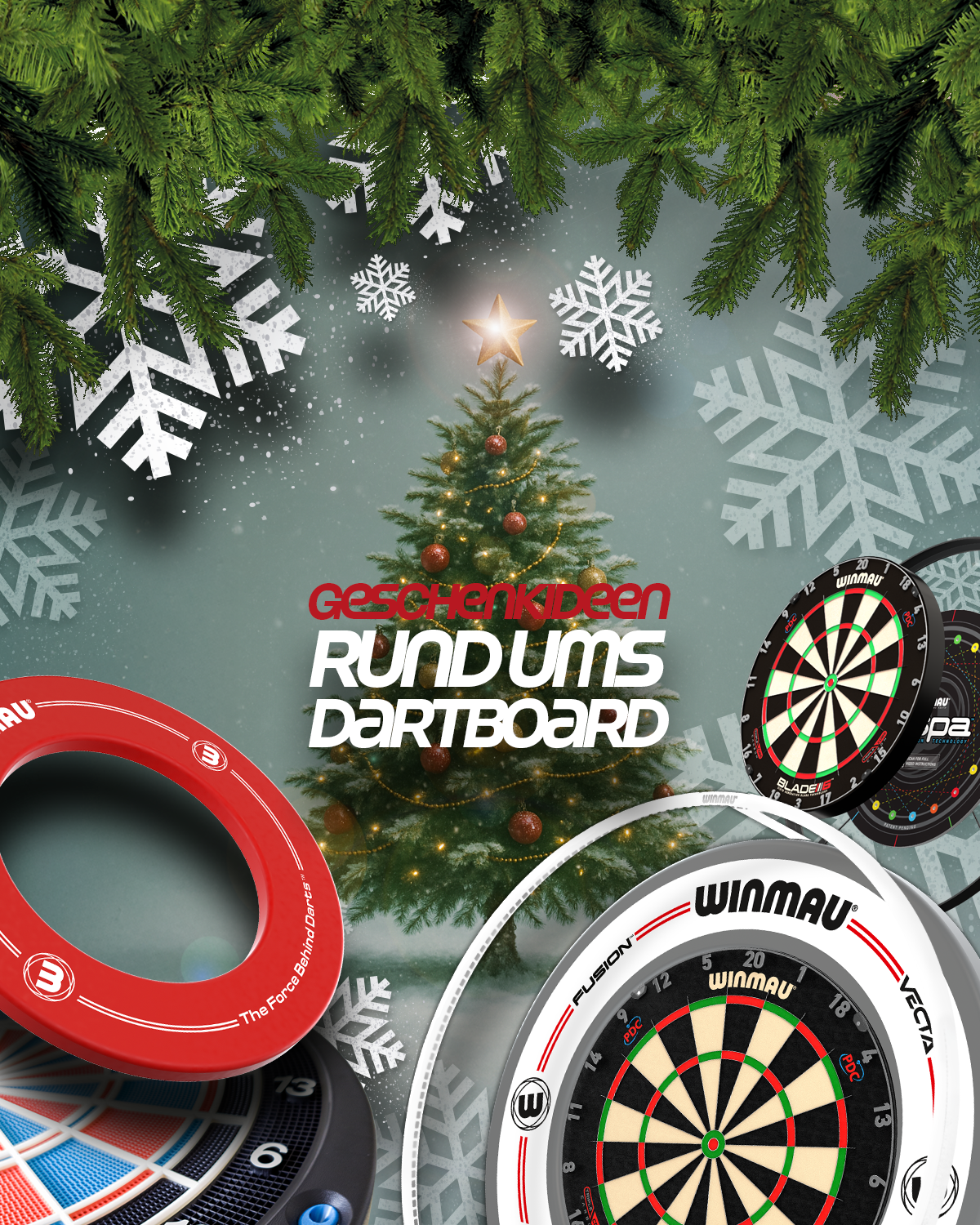 Das Bild hat den Dateinamen 2025_12_DS_Geschenkideen_3er_rund_ums_dartboard_(1). Wahrscheinlich werden Geschenkideen rund ums Dartboard dargestellt.
