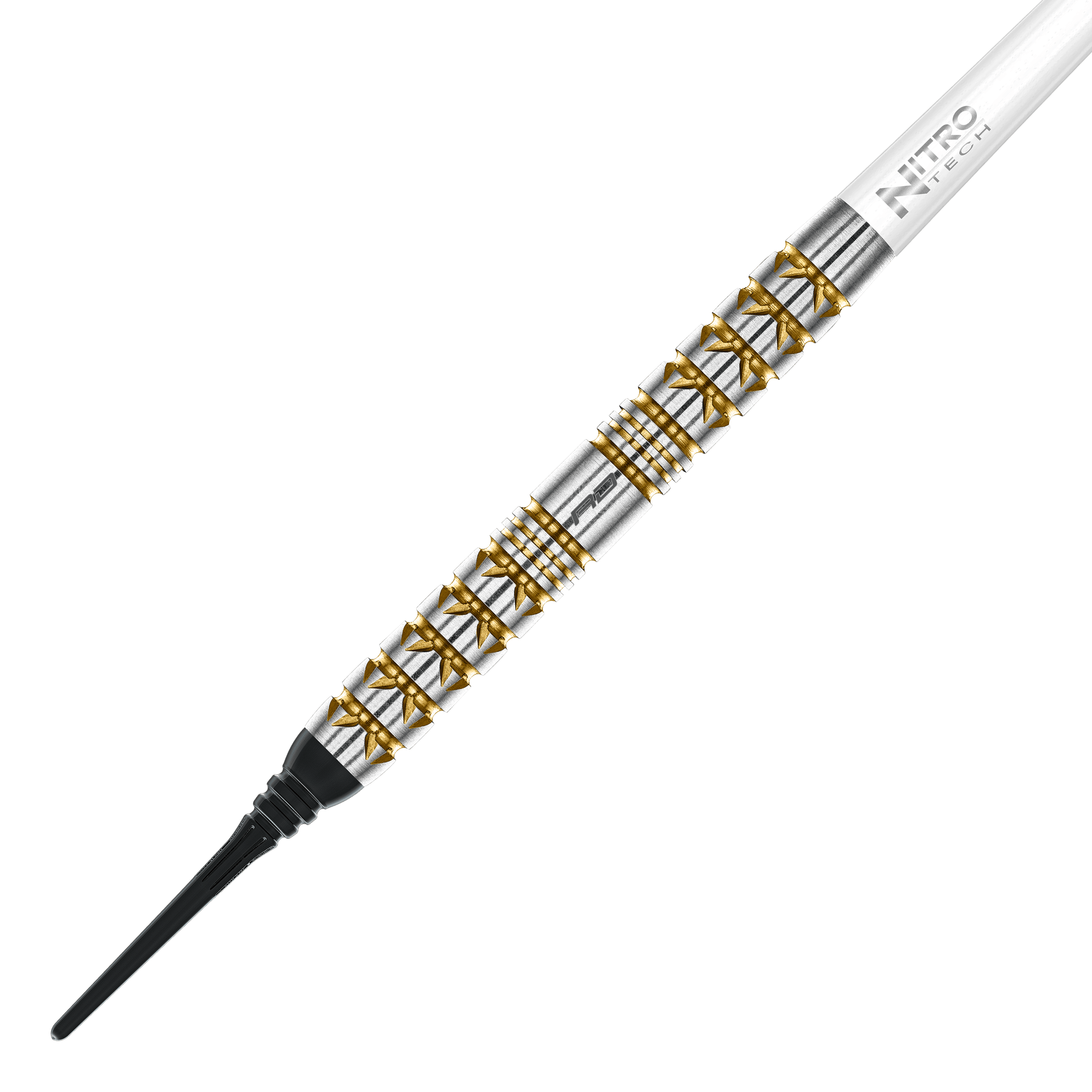 Zu sehen sind die Red Dragon Paradym Gold Parallel Softdarts mit 20g Gewicht. Die Darts haben eine goldene Optik und ein stilvolles Aussehen.