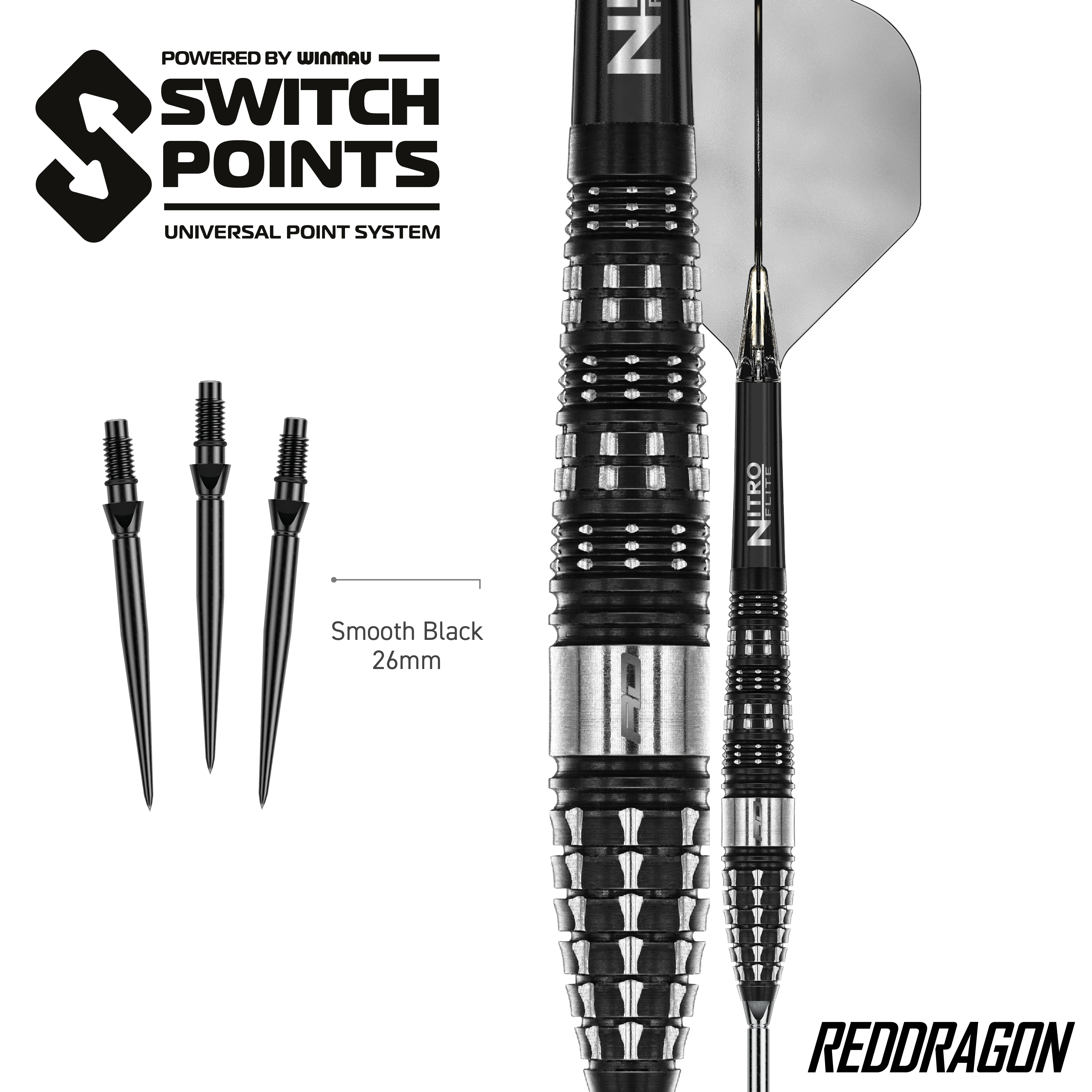 Hier sind die Red Dragon Recon Torpedo Steeldarts - 23g abgebildet. Die Steeldarts werden in einer anderen Ansicht präsentiert.