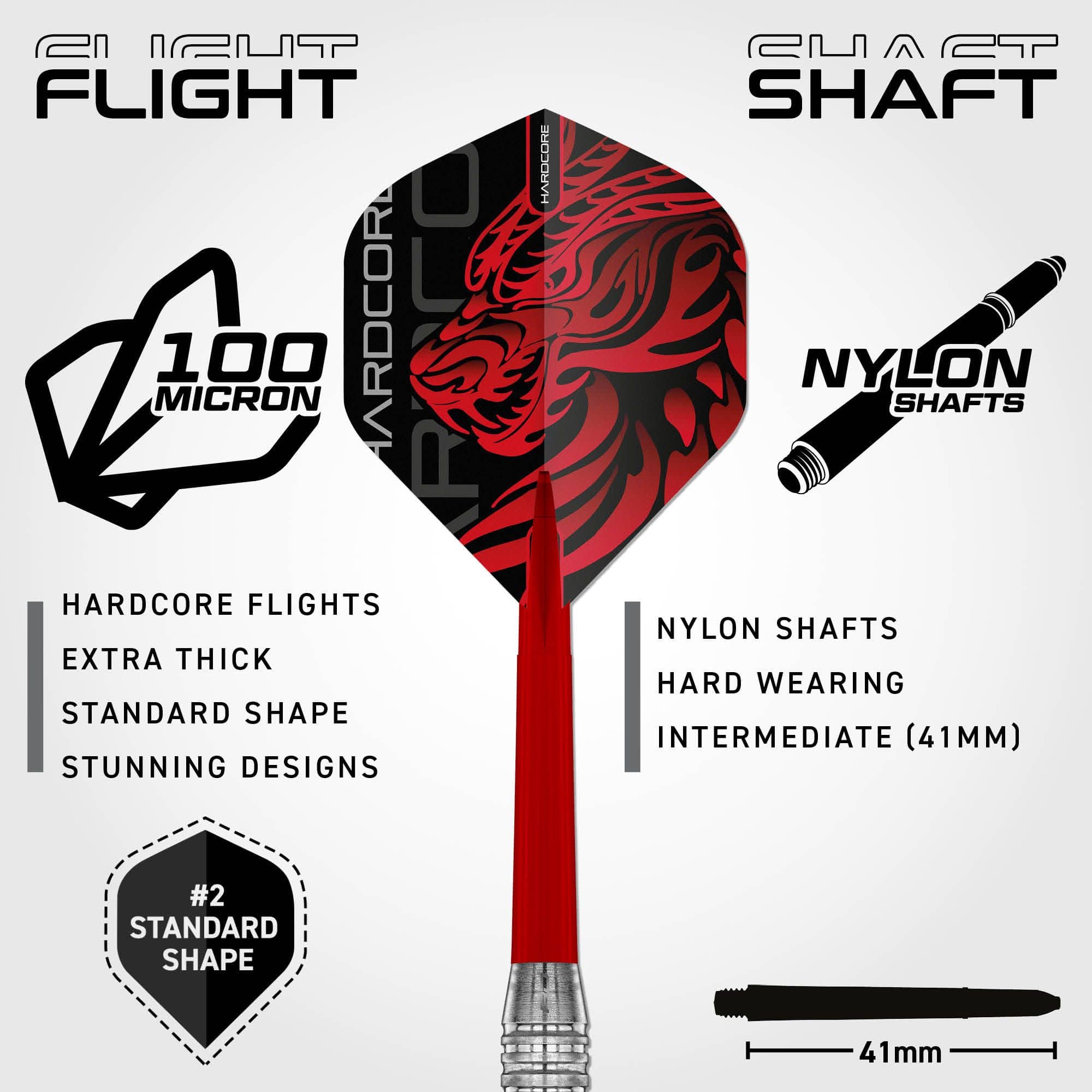 Red Dragon Jonny Clayton Brass Steeldarts - 21 g