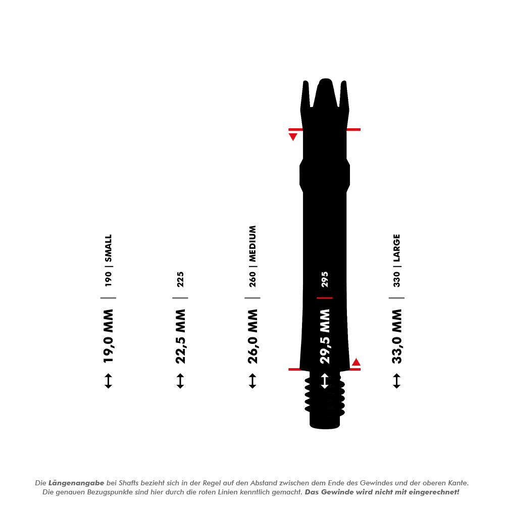 L-Style L-System Ersatzshafts - Clear Red L-Style L-System Ersatzshafts - Clear Red