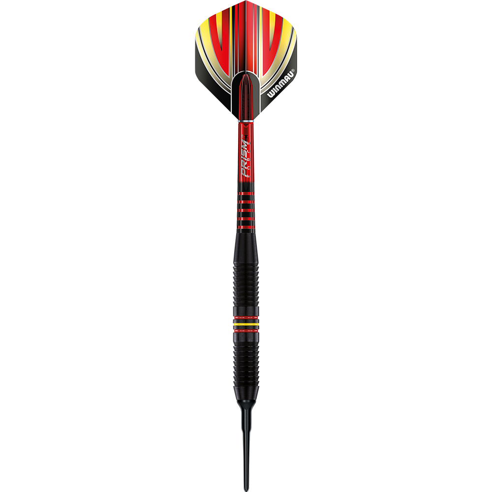 Winmau Outrage V1 Black Coated Brass Softdarts - 18g