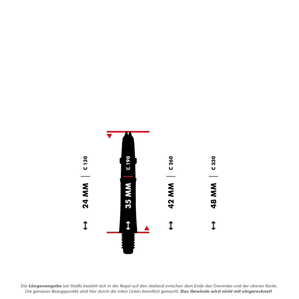 L-Style Laro Shafts - Weiß