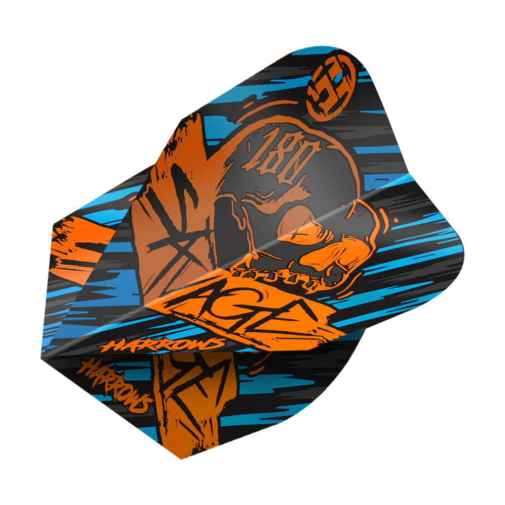 Harrows Savage Blue Orange No6 Flights