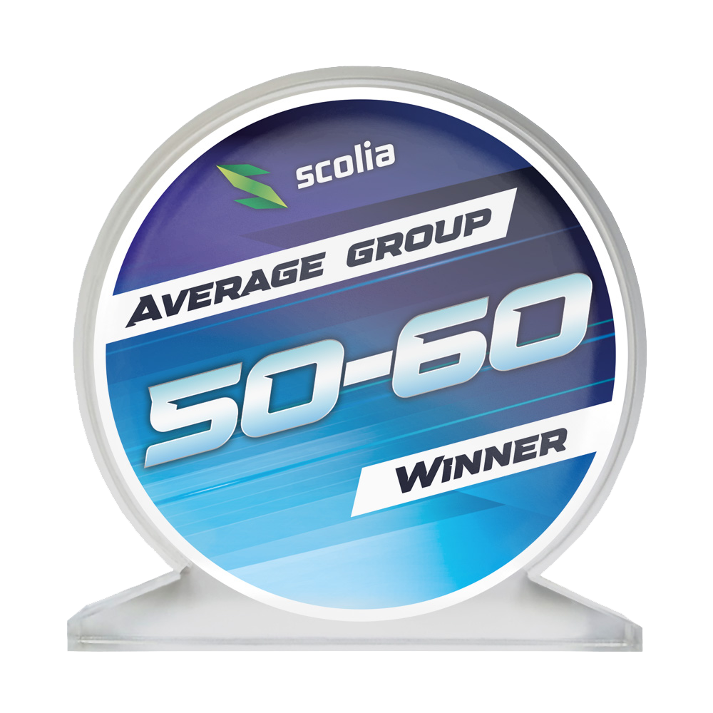 Scolia Acrylglas Pokal - Winner