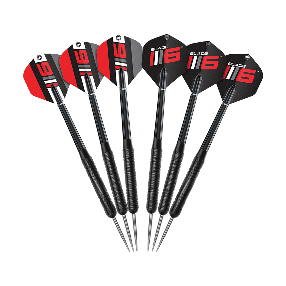 Winmau Blade 6 Dartboard Set mit 2 Sets Winmau Steeldarts