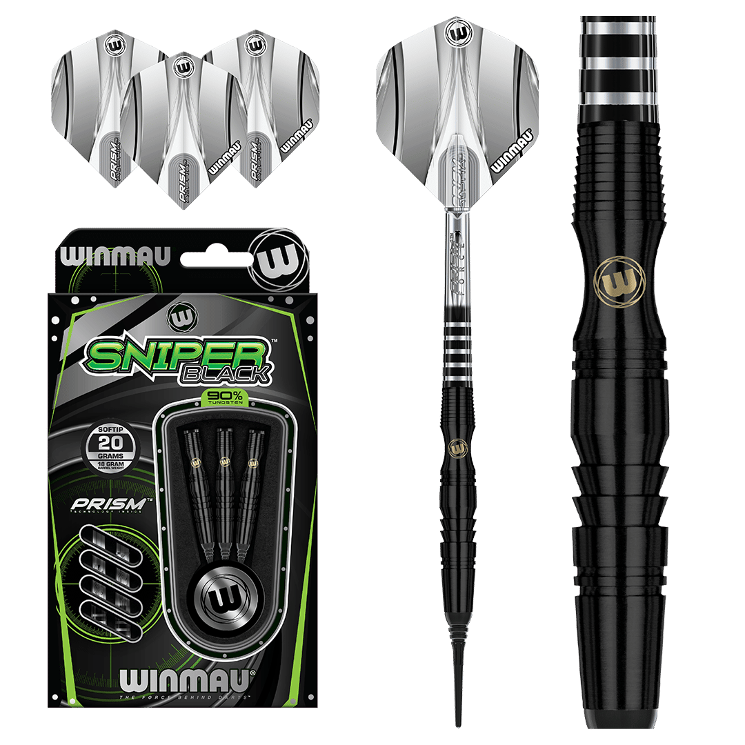 Winmau Sniper Black Softdarts