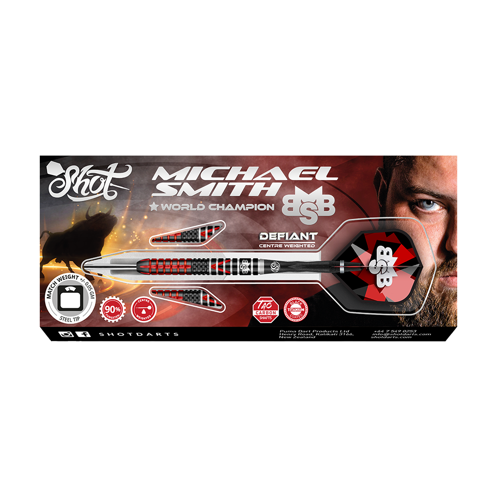 Shot Michael Smith Defiant Steeldarts