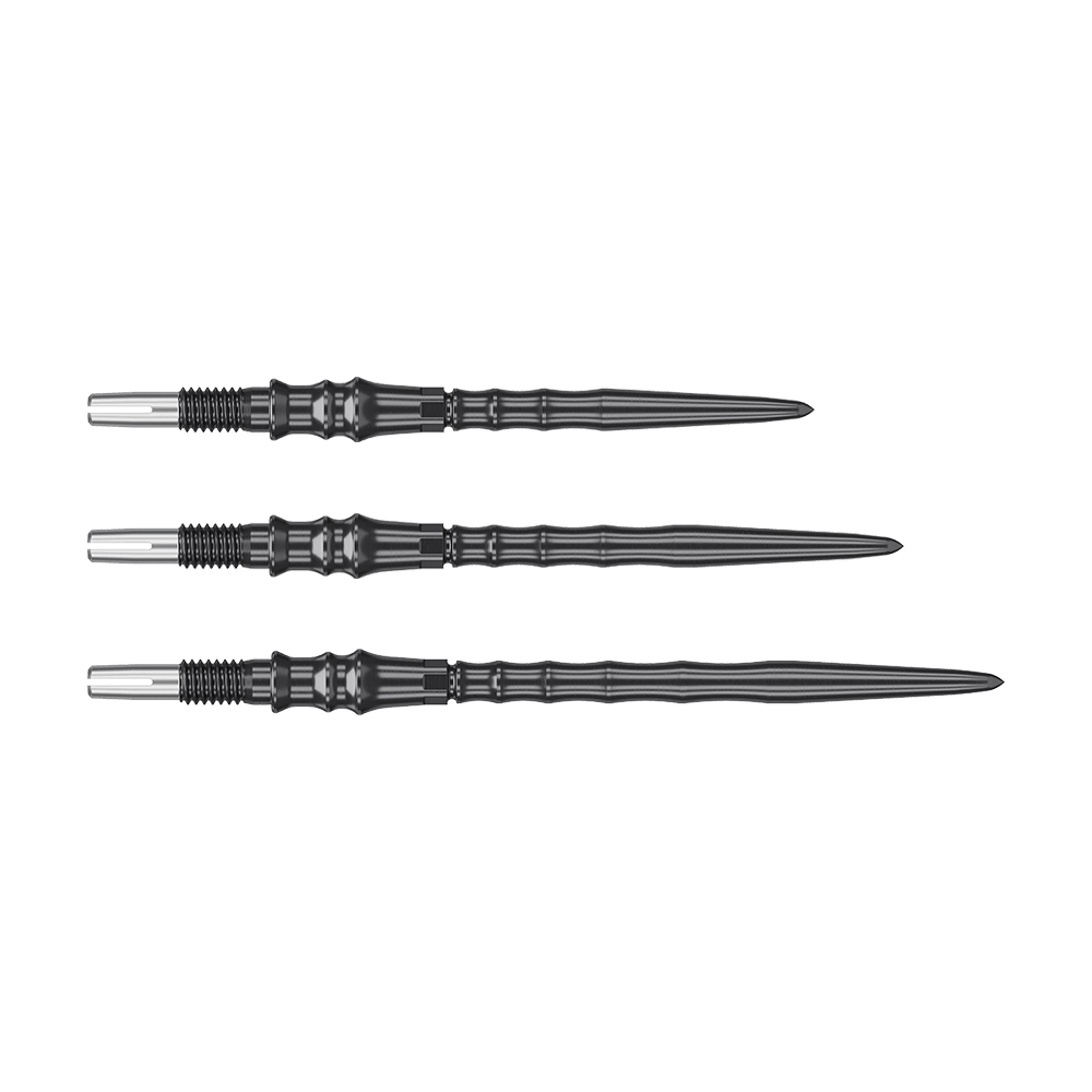 Target Japan Premium Swiss Point Steeldartspitzen - Schwarz Das Bild zeigt die Target Japan Premium Swiss Point Steeldartspitzen in Schwarz. Die Spitzen sind robust und bieten einen sicheren Halt im Board.