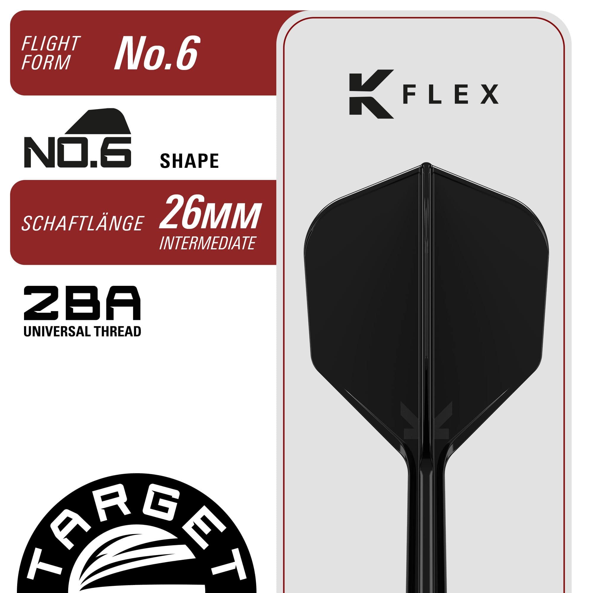 Target Black Marque Pierce Softdarts - 18,5g Abbildung der Target Black Marque Pierce Softdarts mit einem Gewicht von 18,5g. Die Softdarts zeichnen sich durch ihre schwarze Farbgebung und hochwertige Verarbeitung aus.