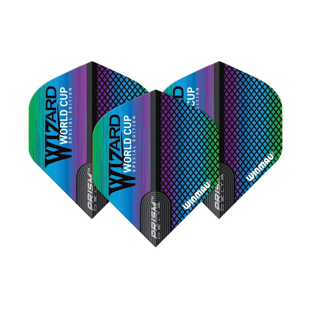 Winmau Prism Delta Wizard Rainbow Standard Flights