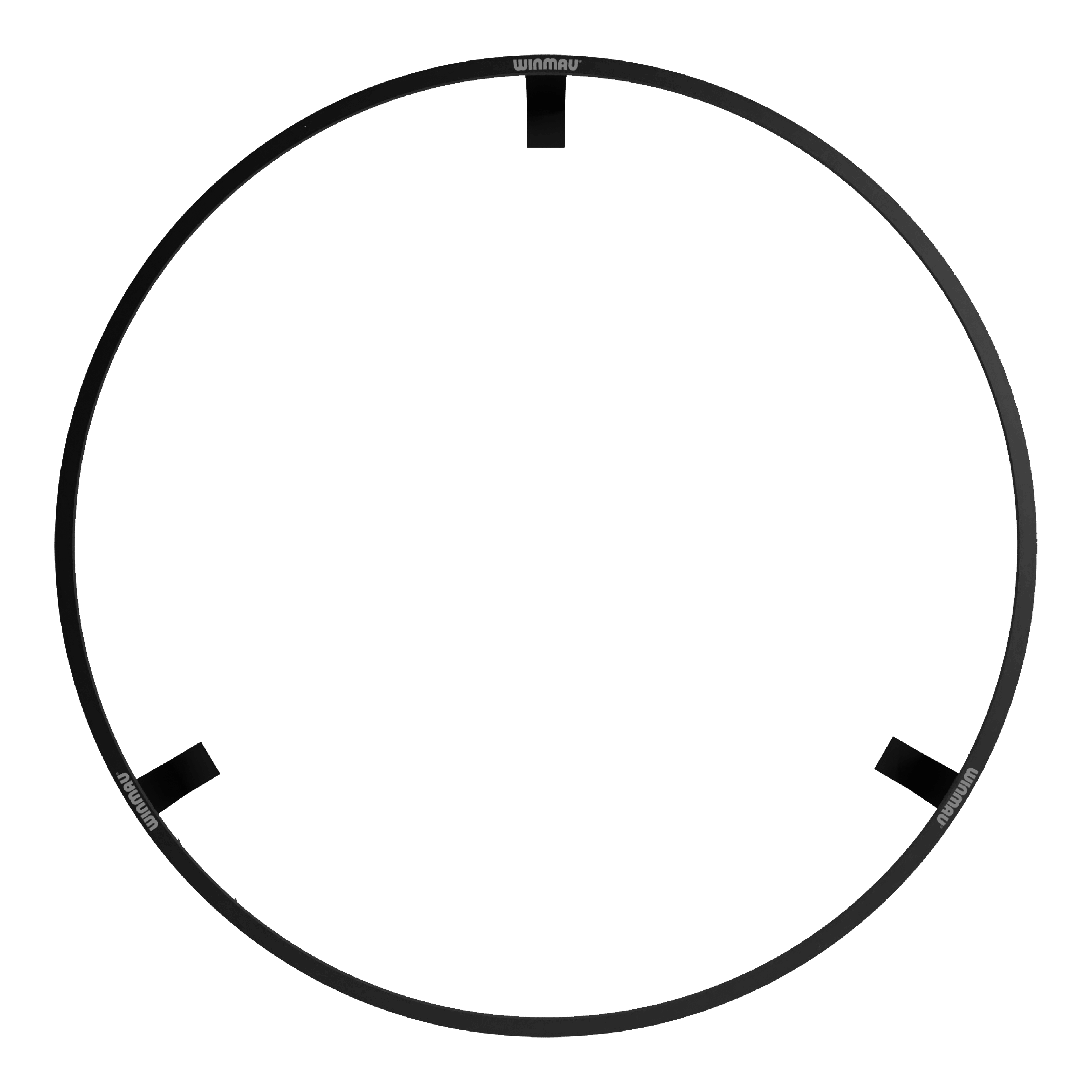 BUNDLE Winmau Plasma LED Beleuchtung und Surround Das Bild zeigt das Winmau Plasma LED Beleuchtung und Surround Bundle. Es handelt sich um einen runden LED-Leuchtring, der für Dartboards verwendet wird.
