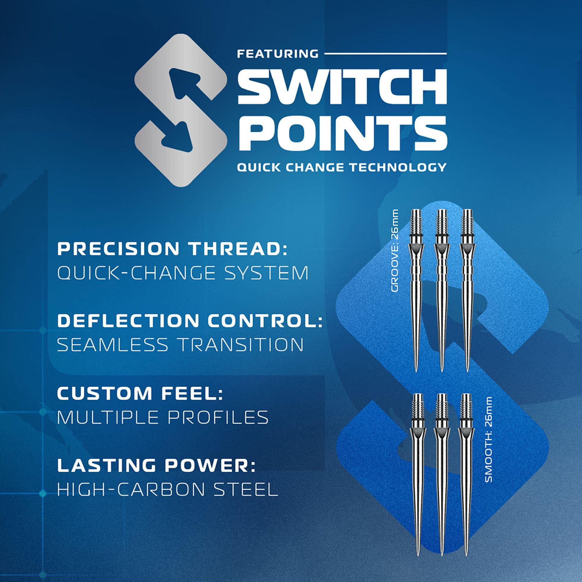 Winmau Lunaris Parallel Switch Point Steeldarts Winmau Lunaris Parallel Switch Point Steeldarts werden präsentiert. Sie eignen sich hervorragend für ambitionierte Dartspieler.