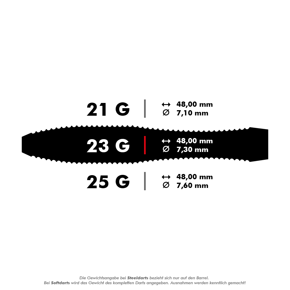 Harrows Anniversary Edition V-Wing Steeldarts