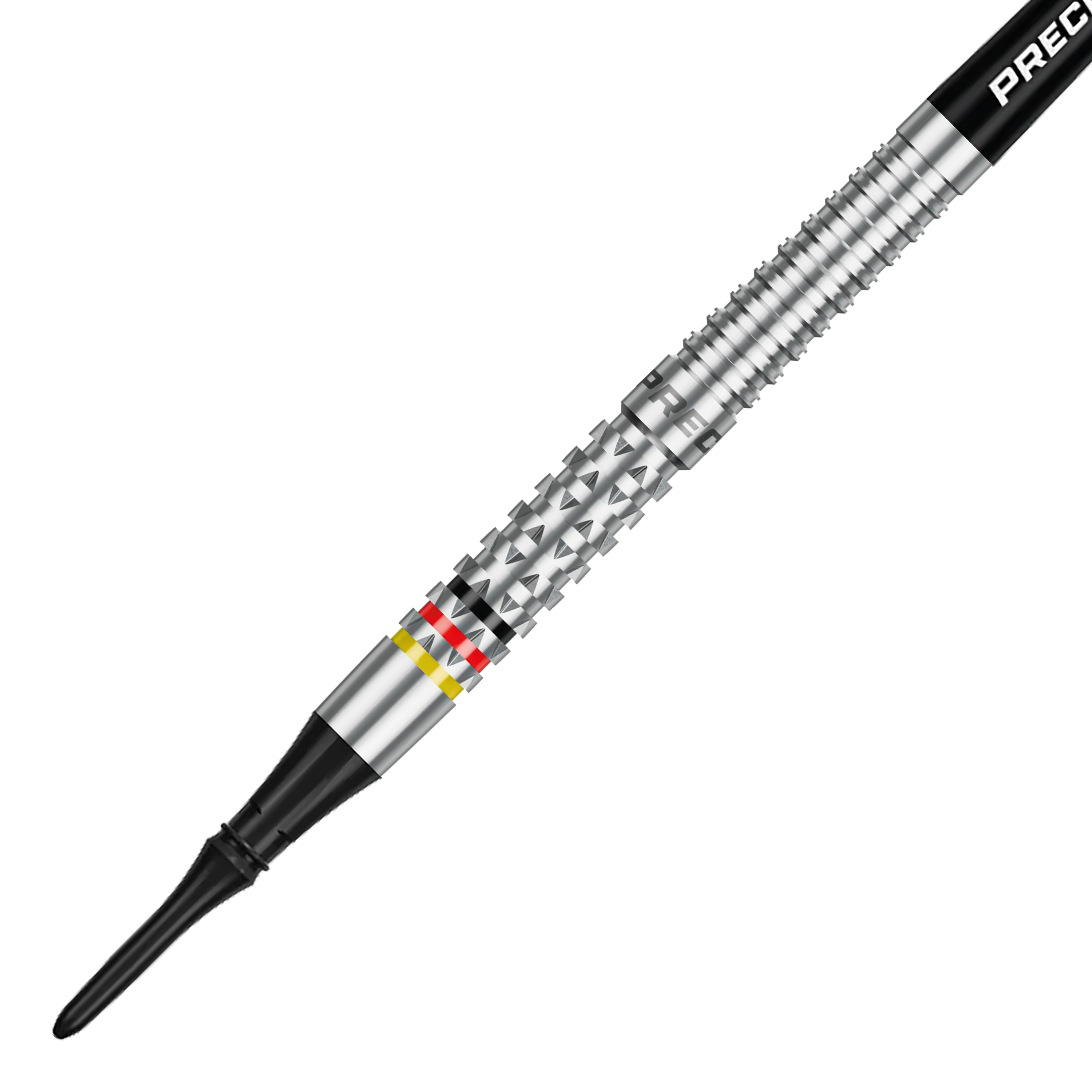 Das Bild zeigt die Precise 180 Ricardo Pietreczko GEN1 Softdarts. Dies sind hochwertige Softdarts für Dartspieler.