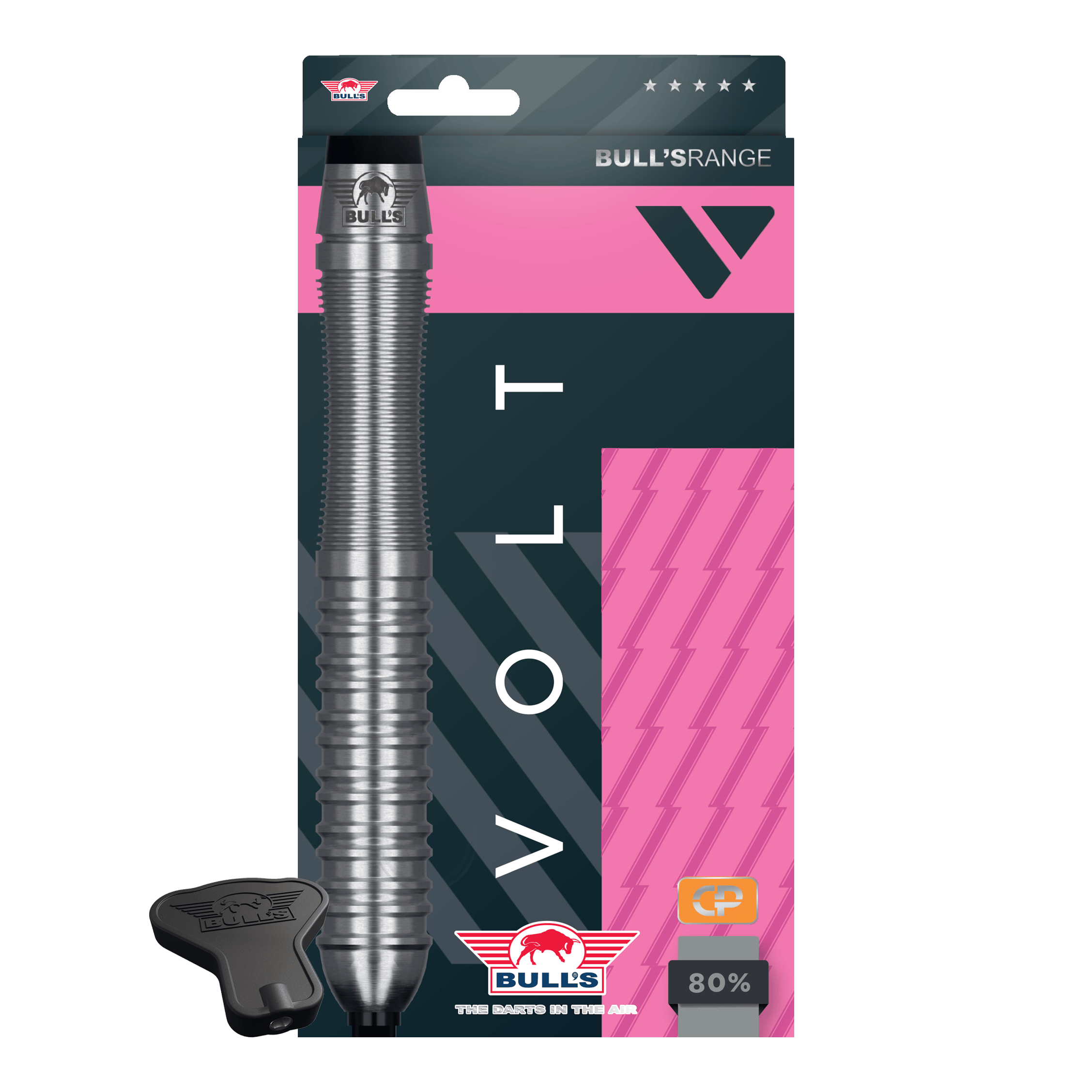 Bulls NL Volt Pink Convertible Point Steeldarts