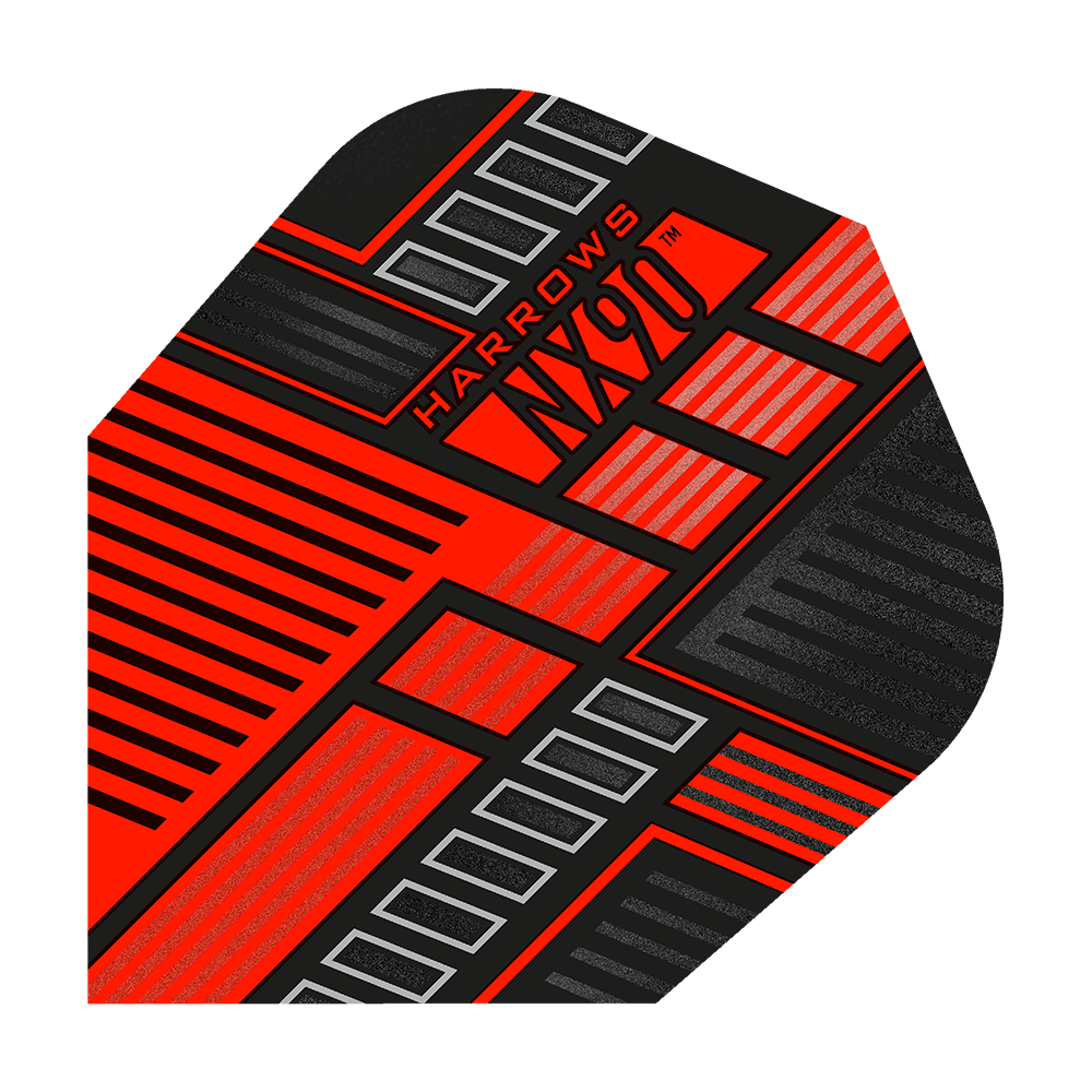 Harrows Prime NX90 Red Flights Harrows Prime NX90 Red Flights