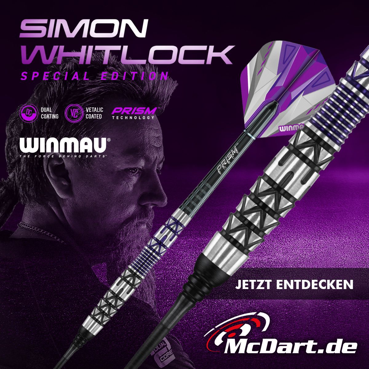 Winmau Simon Whitlock Special Edition Softdarts - 22g