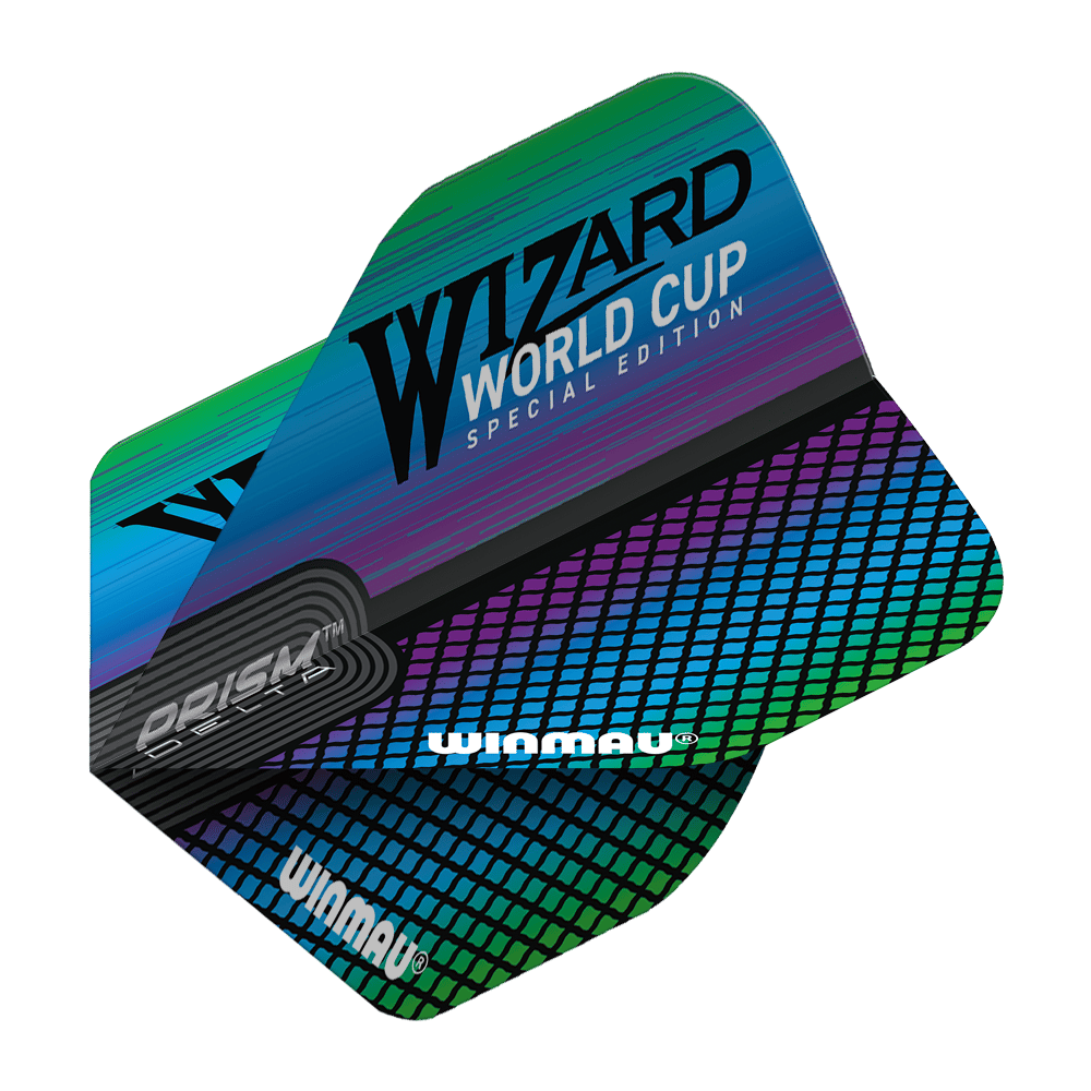 Winmau Prism Delta Wizard Rainbow Standard Flights