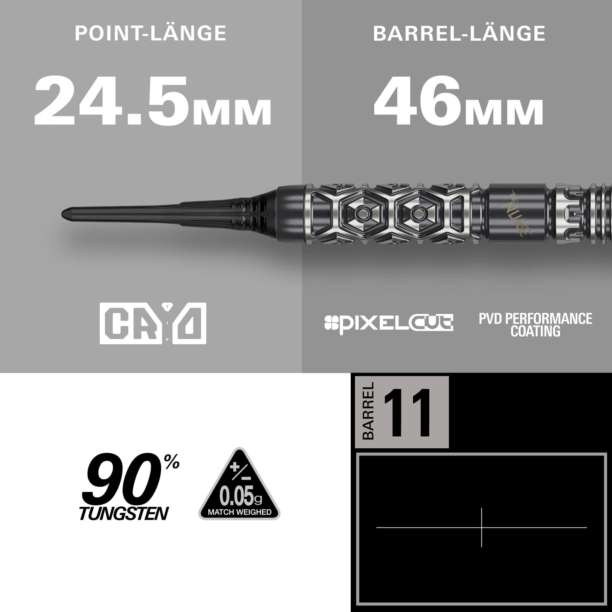 Target Luke Littler Nuke Fallout Softdarts - 19g