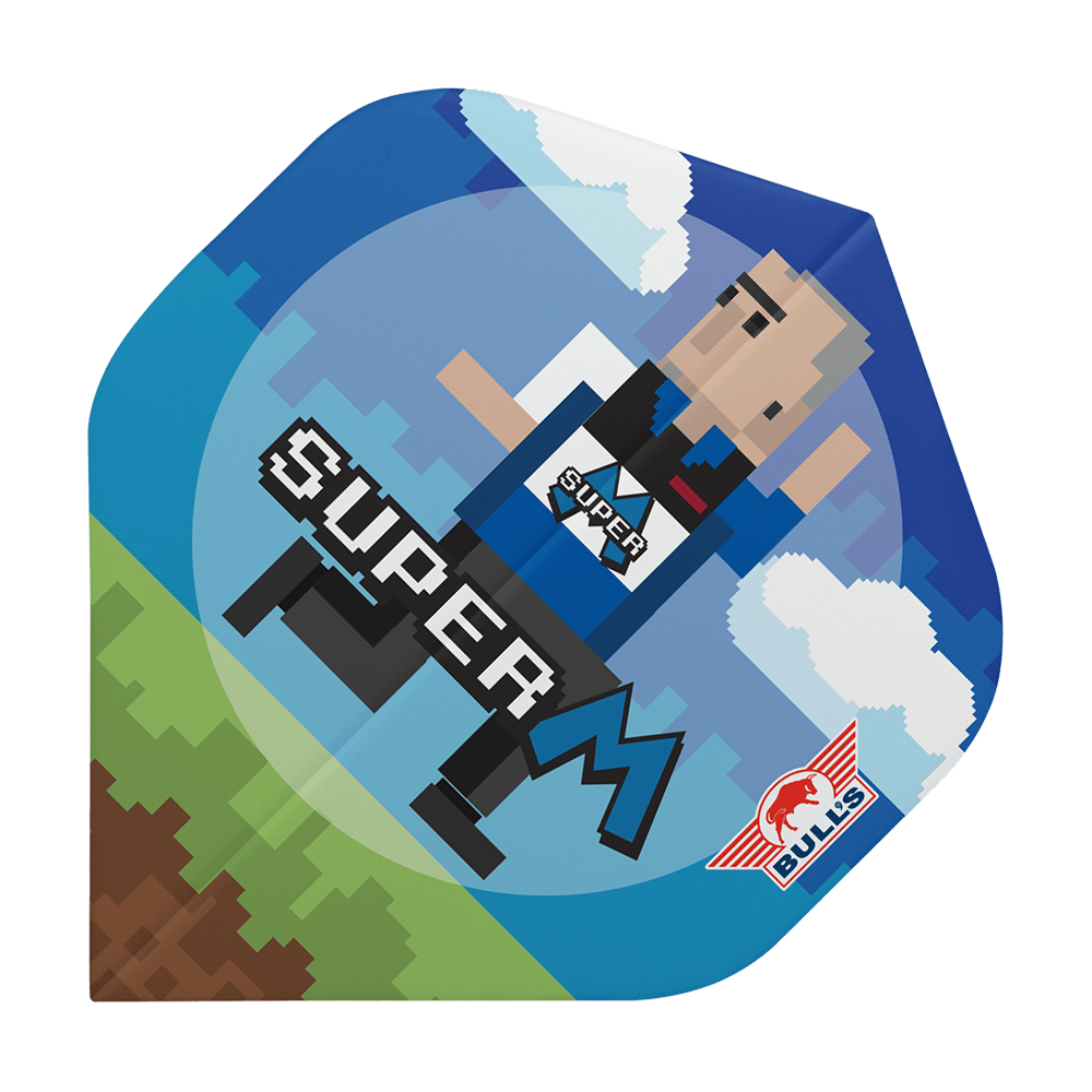 Bulls NL Player 100 Mario Vandenbogaerde Cartoon No2 Standard Flights Bulls NL Player 100 Mario Vandenbogaerde Cartoon No2 Standard Flights