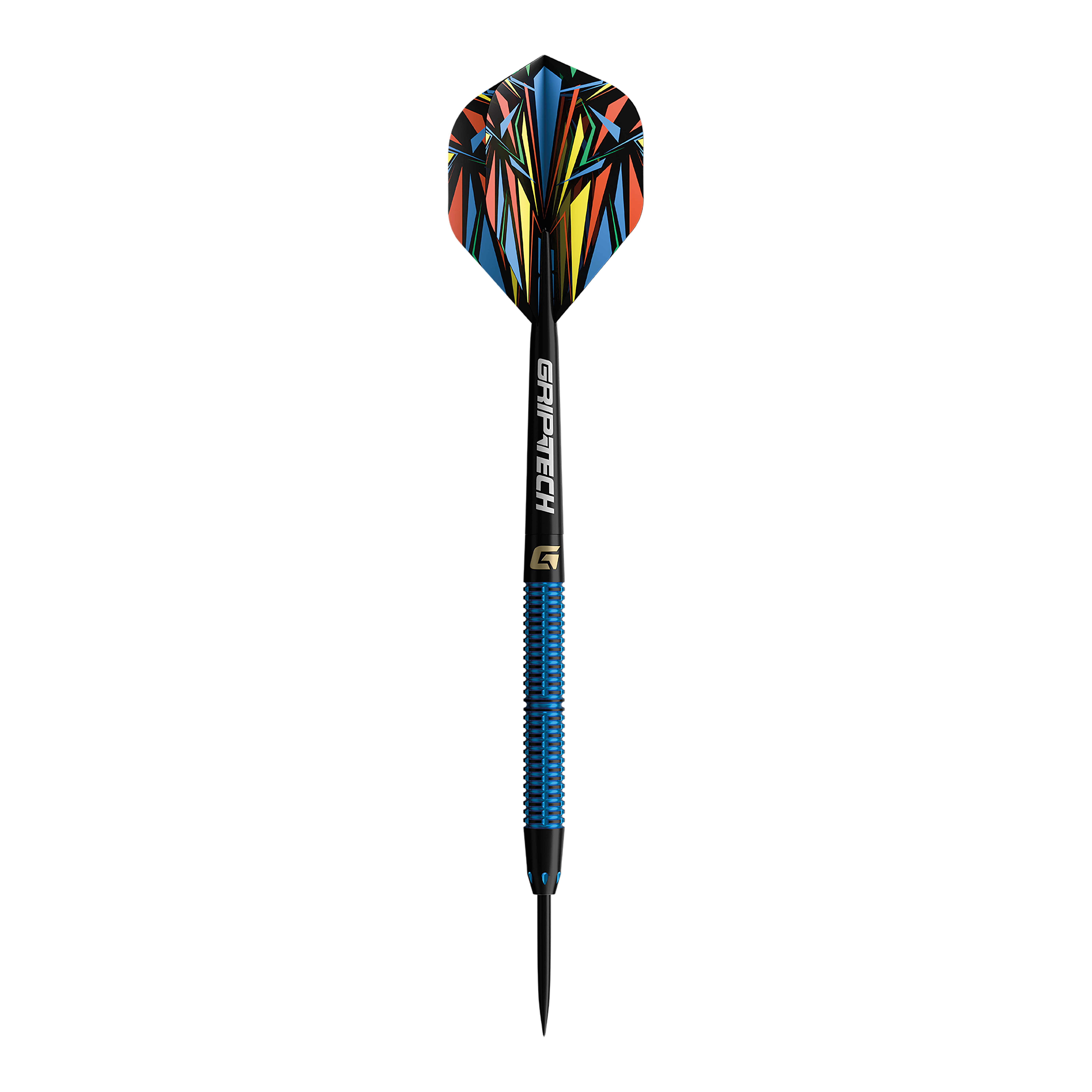 Auf diesem Bild sind die GOAT Athlete Black Tungsten Steeldarts abgebildet. Diese Darts bestehen aus hochwertigem Tungsten.