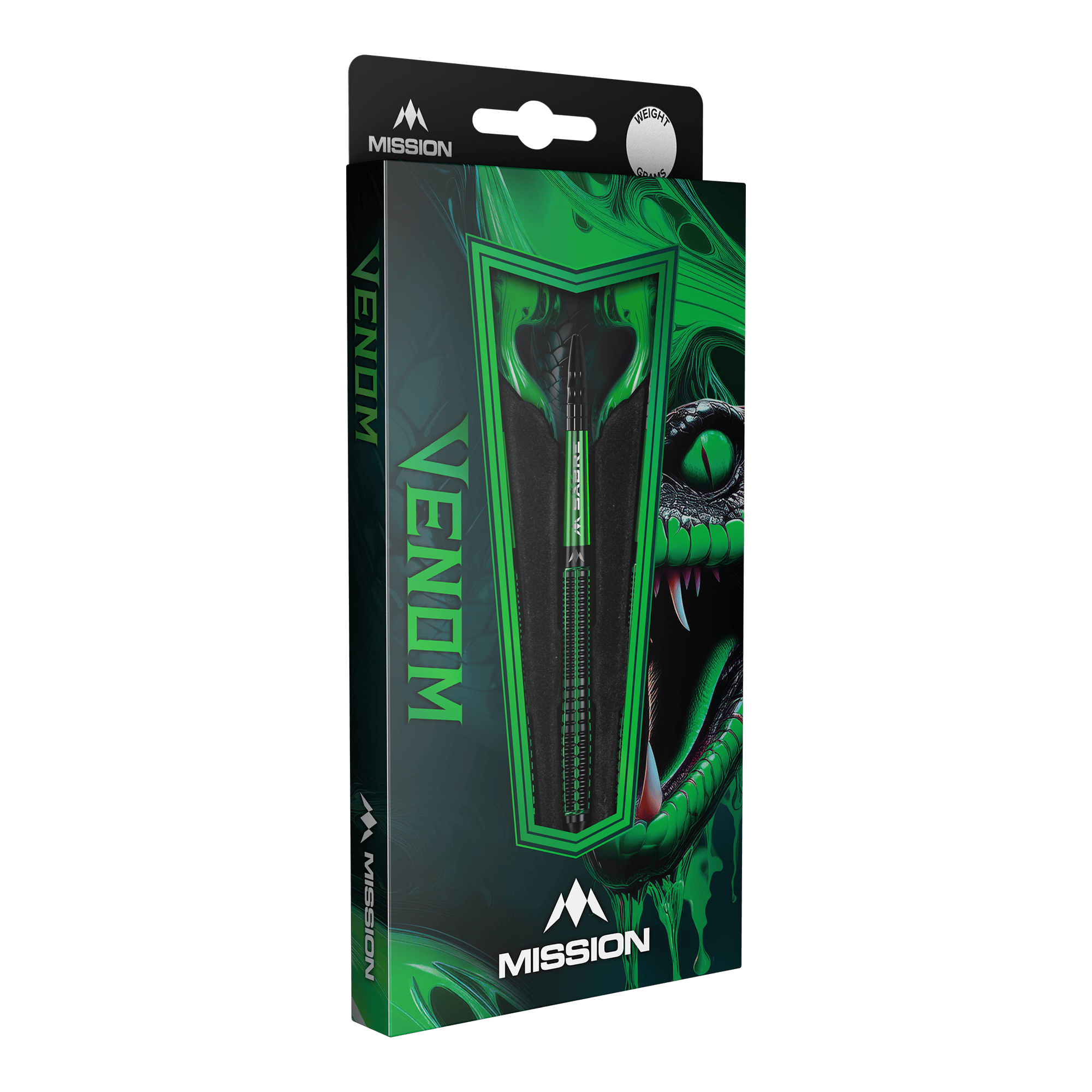 Mission Venom Softdarts - 20g Das Produkt Mission Venom Softdarts - 20g ist im Bild hervorgehoben. Die Darts sind klassisch geformt.