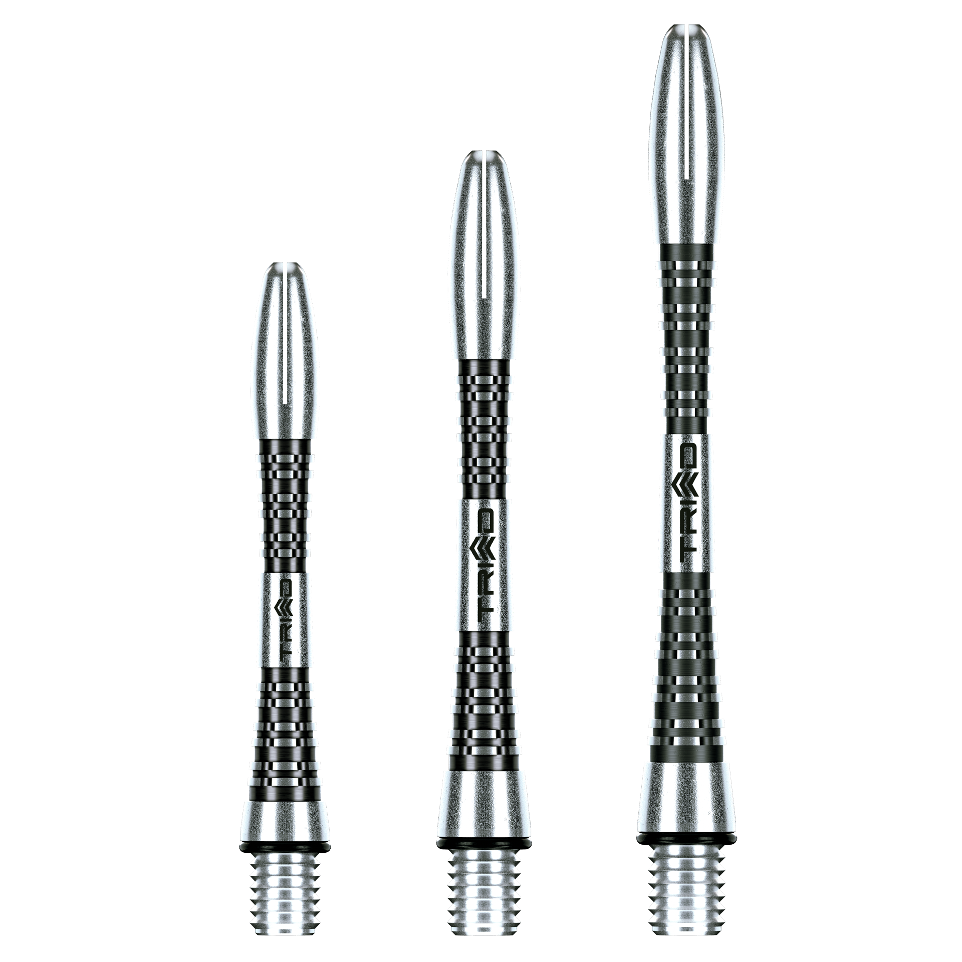 Winmau Triad Aluminium Shafts Schwarz