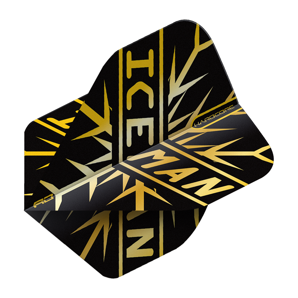 Red Dragon Hardcore Gerwyn Price Gold Snowflake Standard Flights