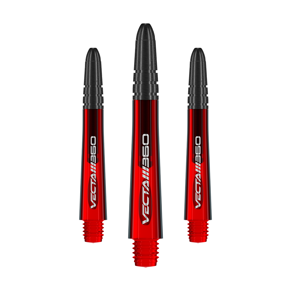 Winmau Vecta Blade 360 Shafts - Rot