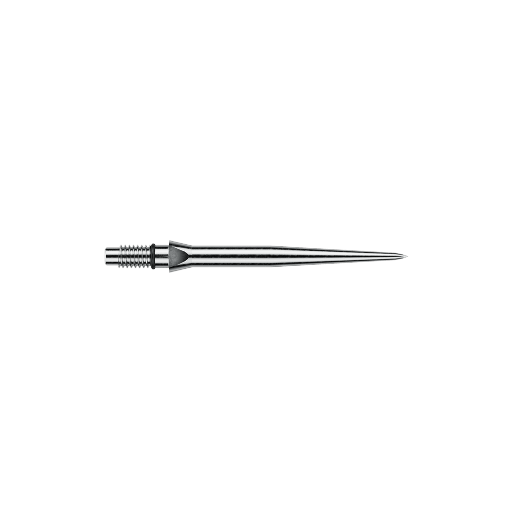 Winmau Switch Point Smooth Steeldartspitzen - Silver Effect Zu sehen sind Winmau Switch Point Smooth Silver Effect Steeldartspitzen mit 26 mm Länge. Die Spitzen sind silberfarben und glänzend ausgeführt.