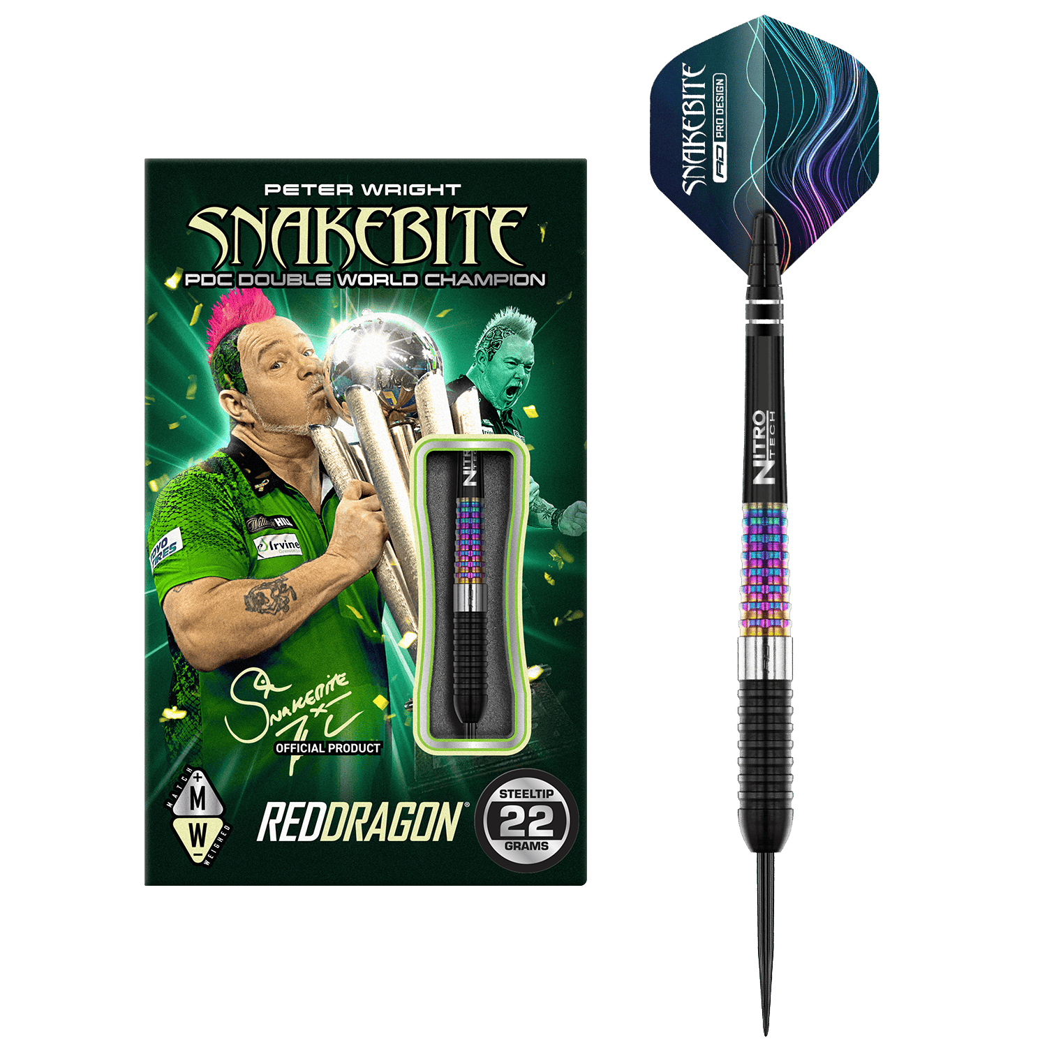 Red Dragon Peter Wright Corra Steeldarts