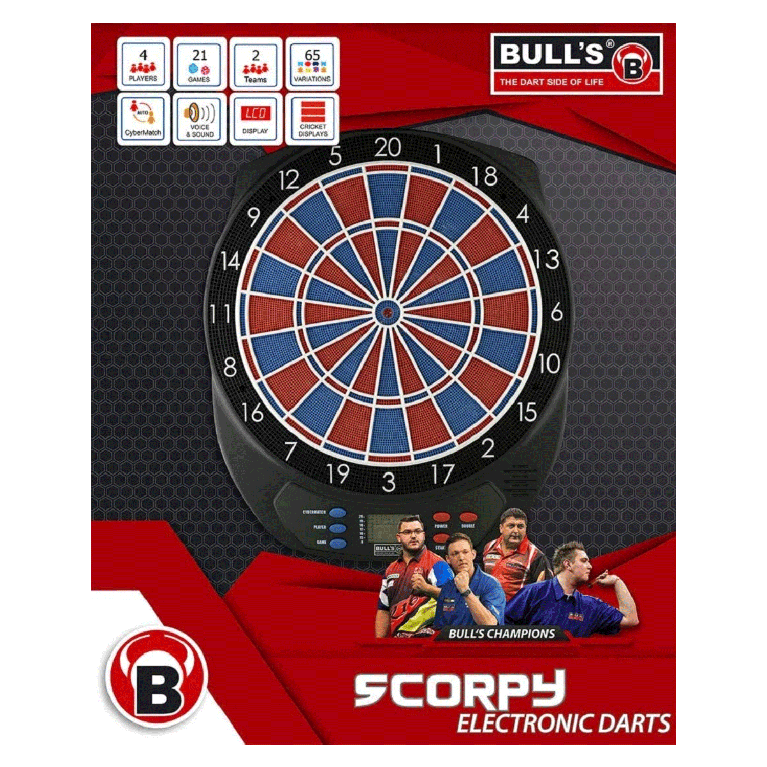 Bull‘s Scorpy E-Dartboard